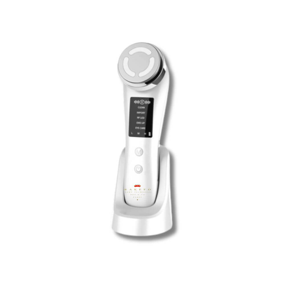 Dispositivo Multifunções de Beleza Pessoal de Radiofrequência Portátil de Luxo Drakefor DKF-MULTI FACIAL PERSONAL RF Branco-1