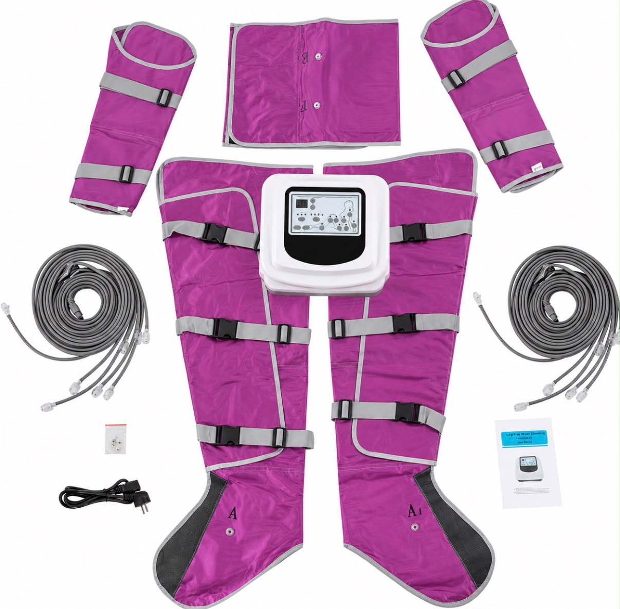 Pressoterapia Profissional de Corpo Inteiro Drakefor DKF-Pressoterapia Pro Basic Roxo-1