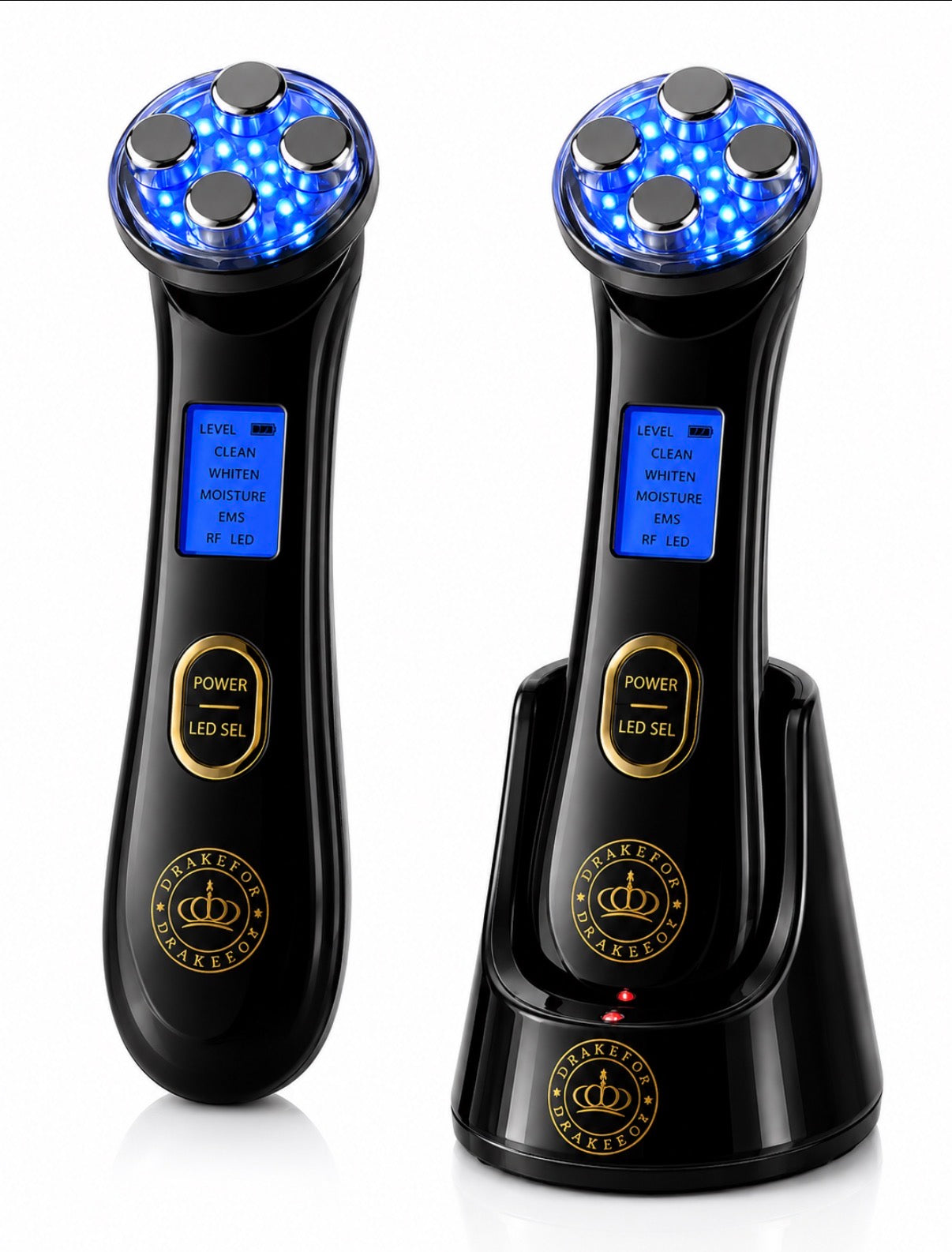 Radiofrequência Facial e Corporal de Beleza Drakefor DKF-9905 Black Limited Edition Preto-1