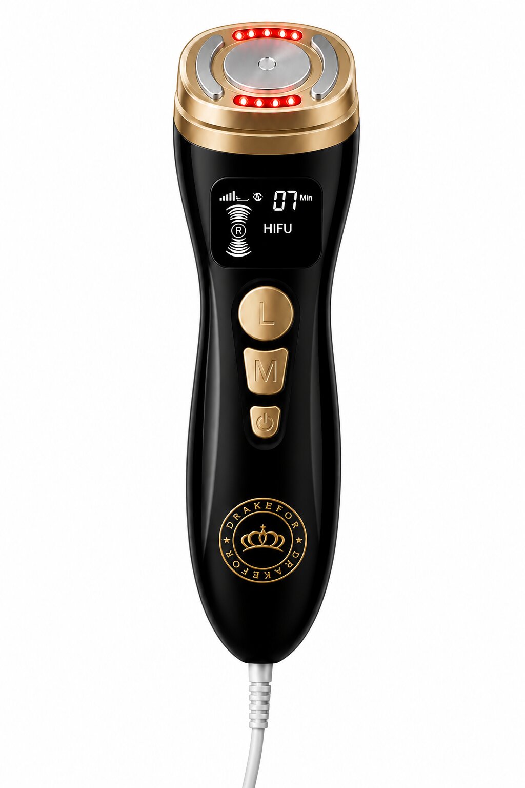 Ultrassom Drakefor DKF-MINI HIFU RF LIGHT TERAPY HOME  BLACK EDITION Preto-1