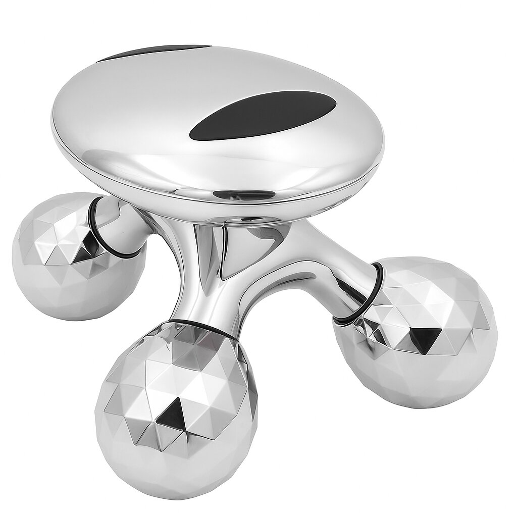 Massajador de Rolos 4D com Microcorrente Drakefor DKF-SILVER MASSAGER 4D Prata-1