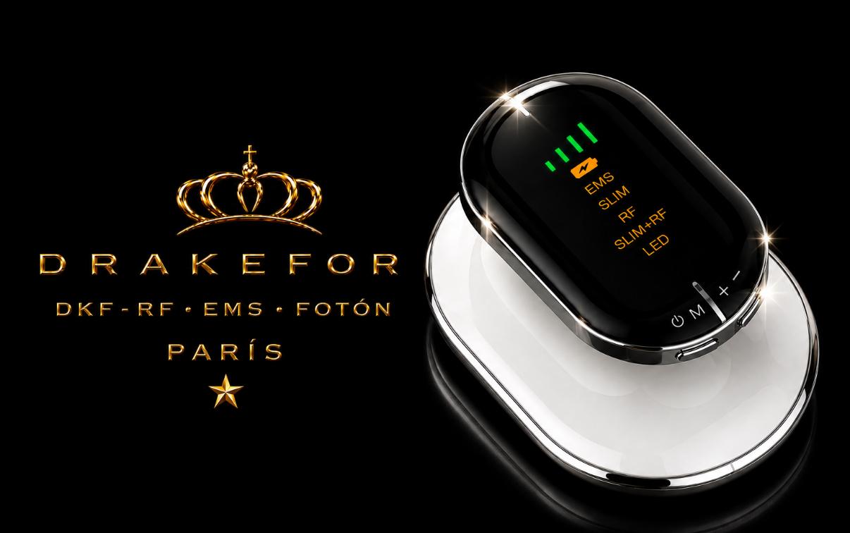 Dispositivo de Rejuvenescimento Corporal Anticelulítico Liporedutor Drakefor -EMS-FOTON Branco-3