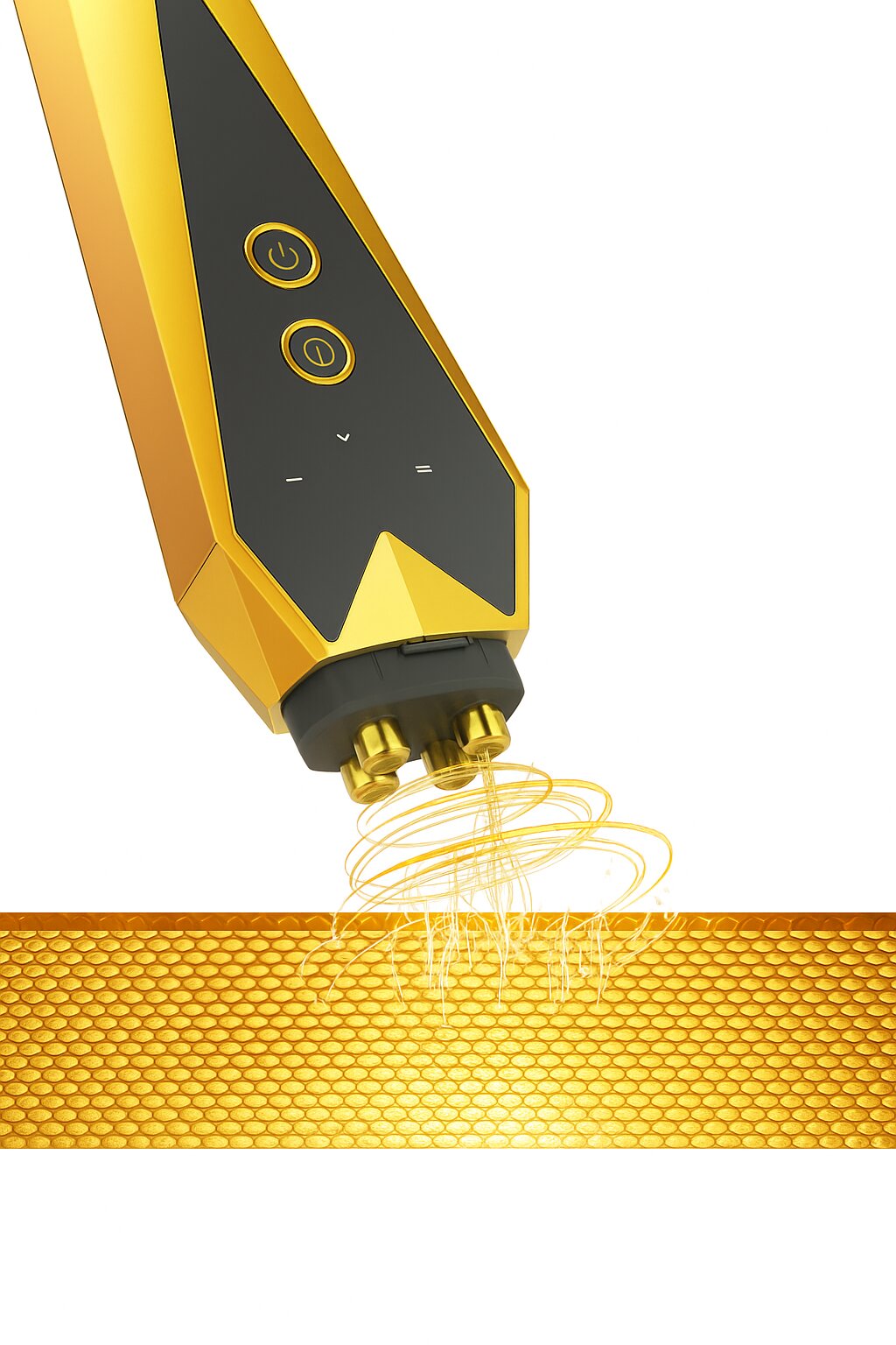 Dispositivo de Radiofrequência para Reafirmar A Pele, Combater As Rugas e o Envelhecimento Drakefor DKF-DIAMOND RF EMS FOTON FACIAL Amarelo-2