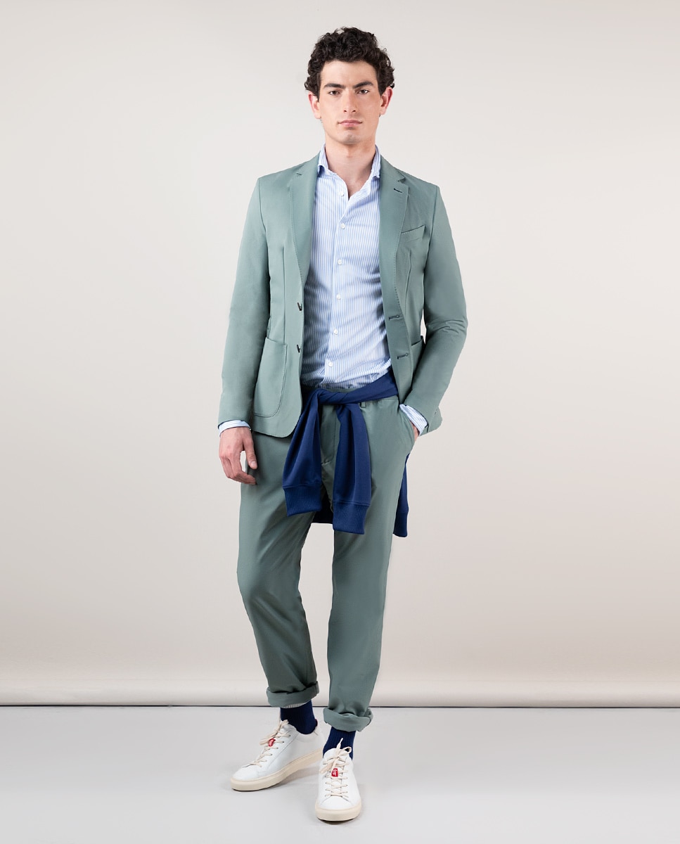 Blazer Regular Sepiia Verde-claro-2