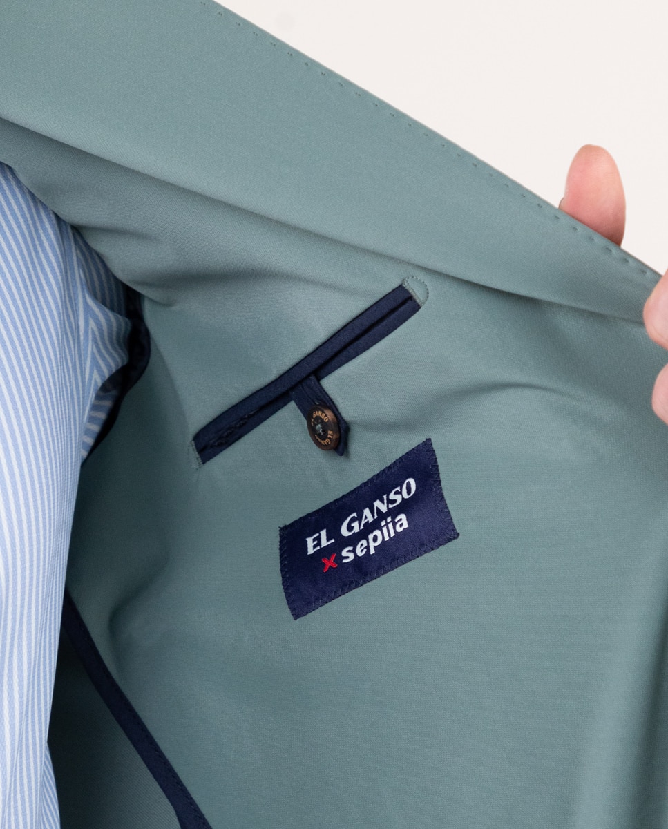 Blazer Regular Sepiia Verde-claro-3