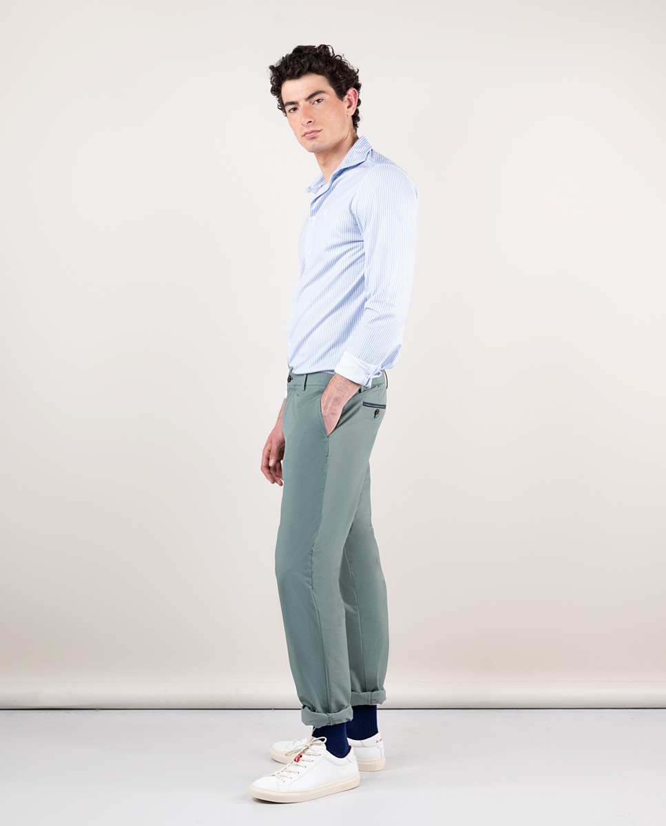 Calças Formais Sepiia Verde-4