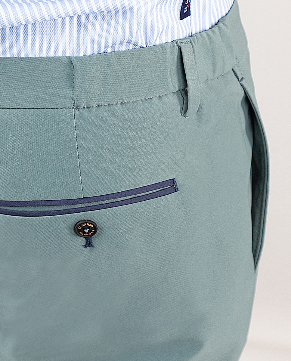 Calças Formais Sepiia Verde-5