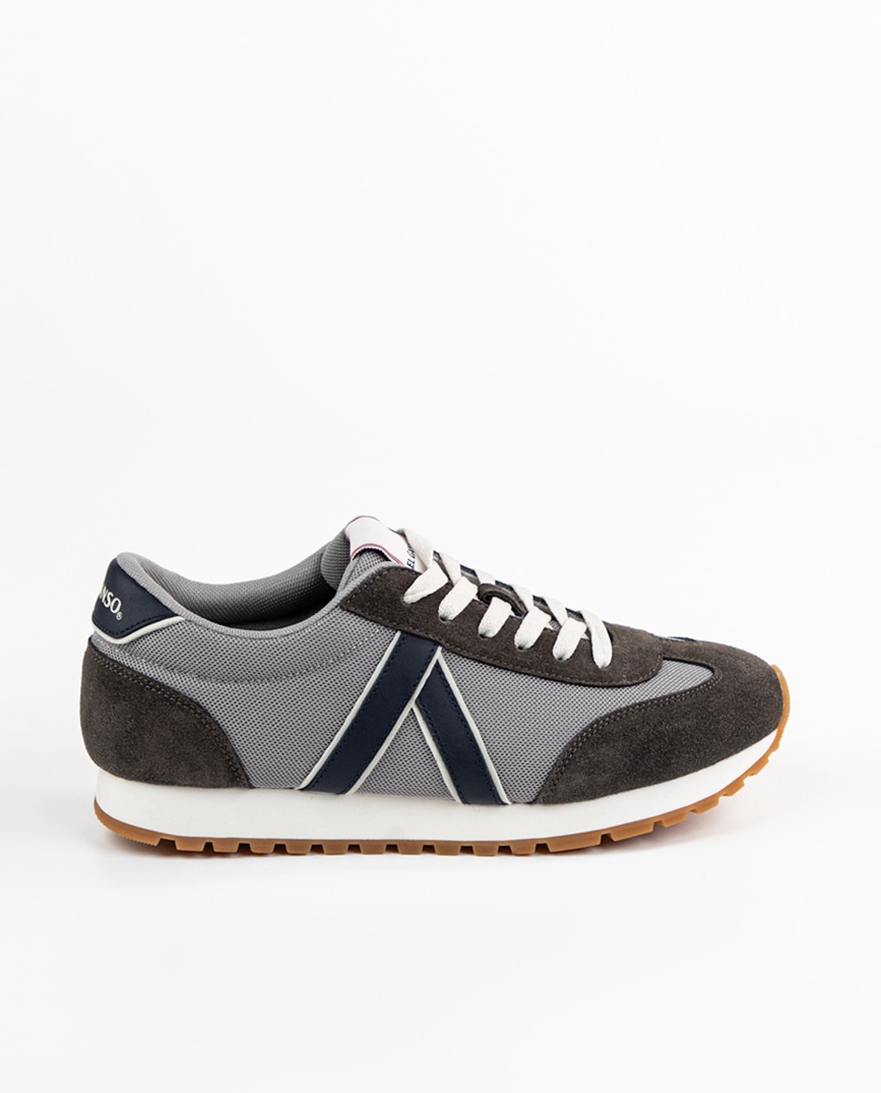 Sapatilhas Desportivas Estilo Running Cinzento / Preto-1