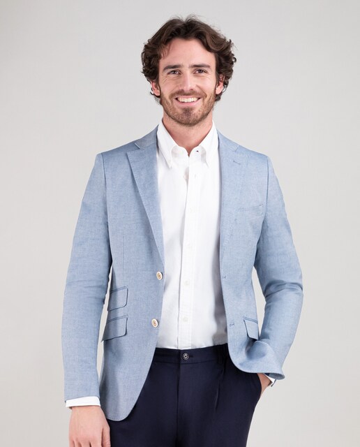 Imagem 0 de Blazer Oxford Liso em Algodão