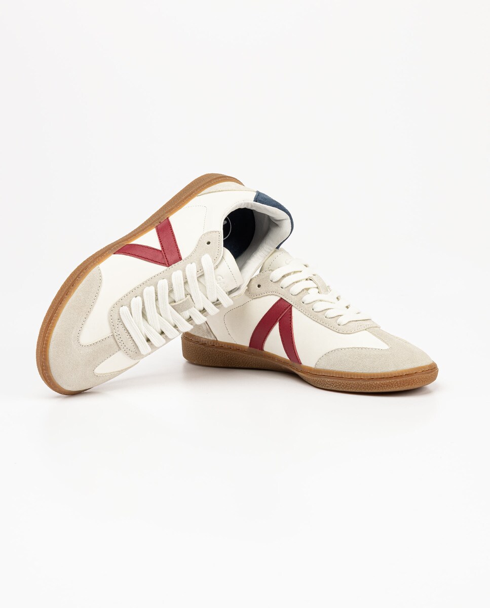 Sapatilha Anos 70 de Pele Natural-3