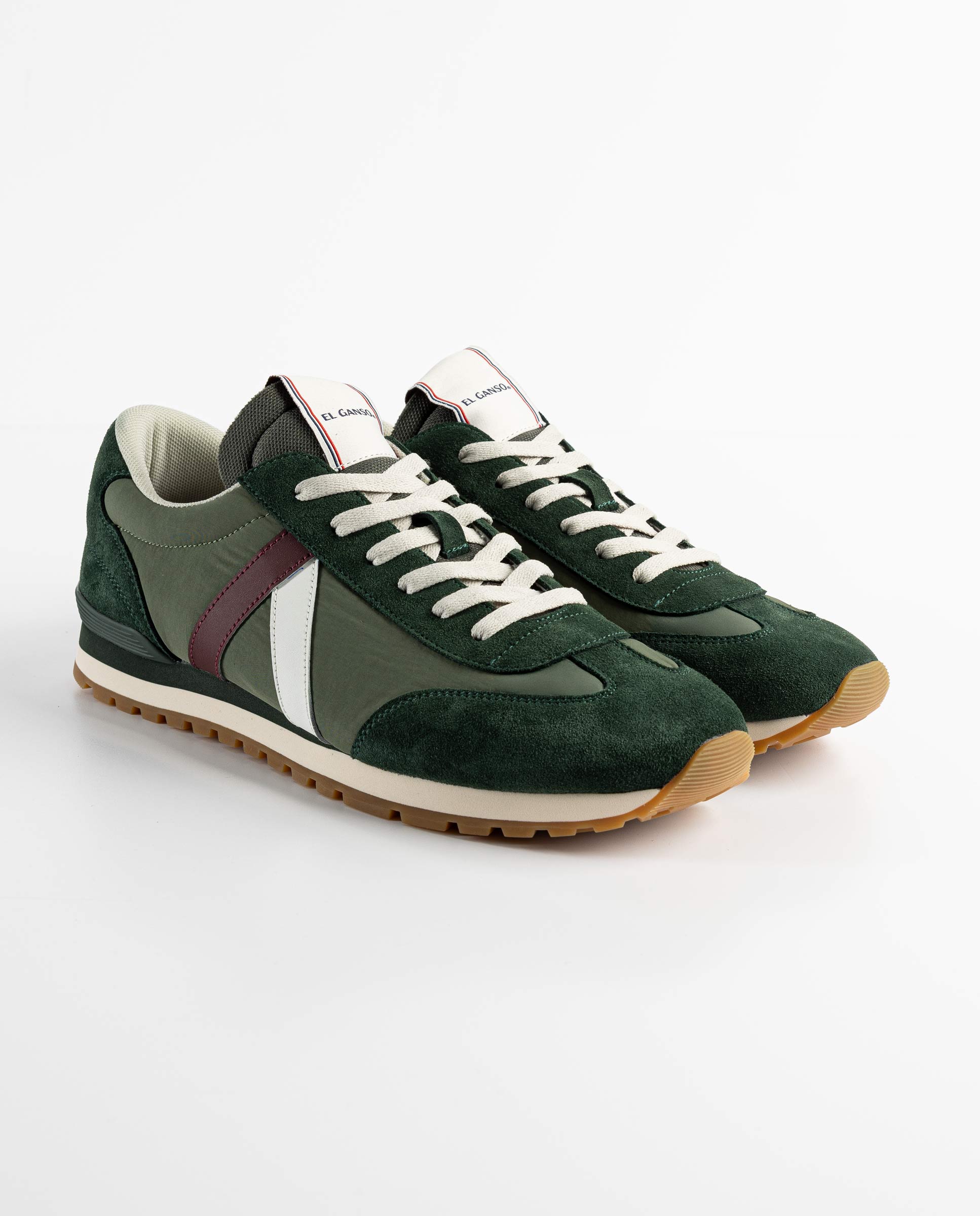 Sapatilha Running de Algodão Verde-2