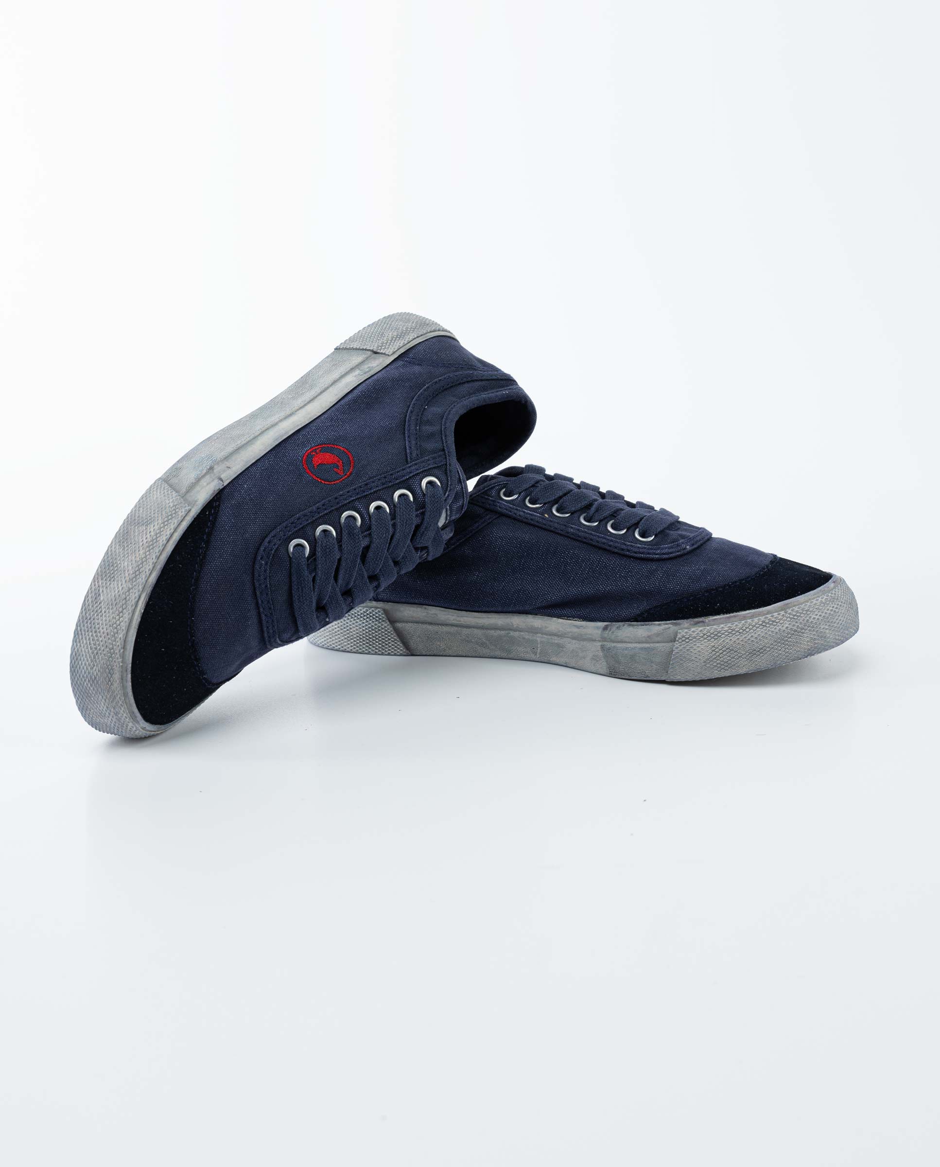 Sapatilha Squash de Algodão Azul-marinho-3