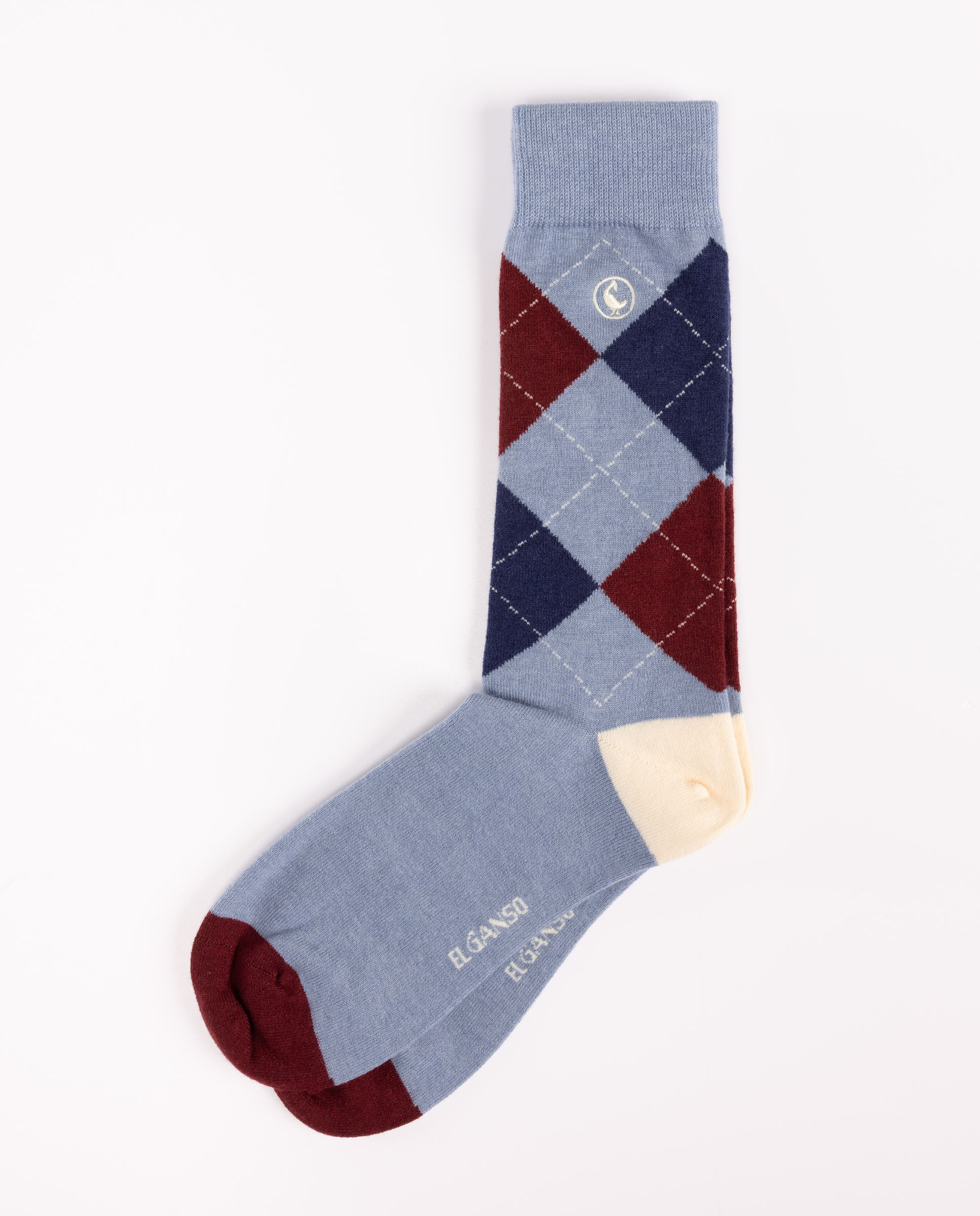 Imagem 0 de Meias em Cinzento com Losangos de Lã