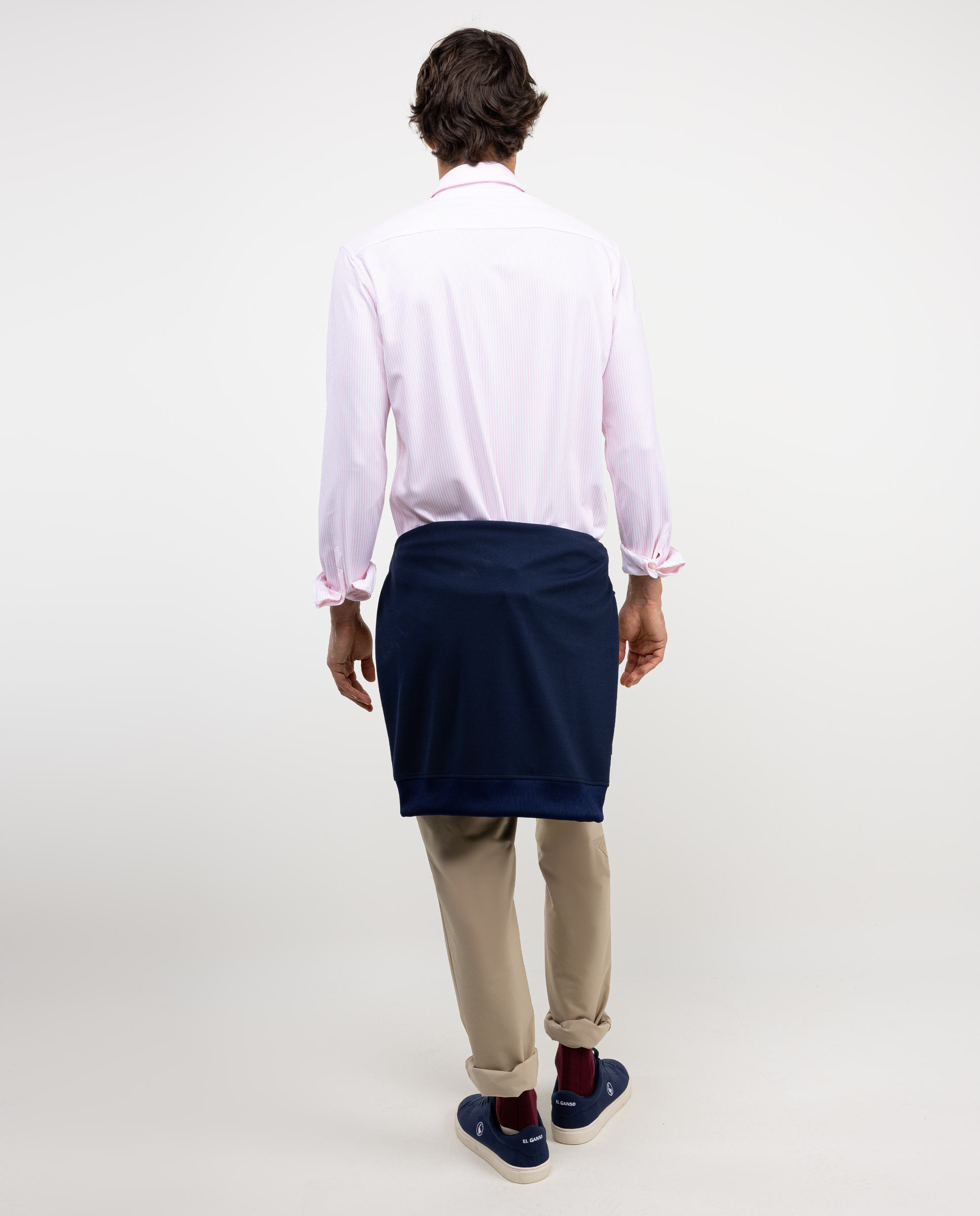 Camisa Sepiia Às Riscas Yale Rosa-4