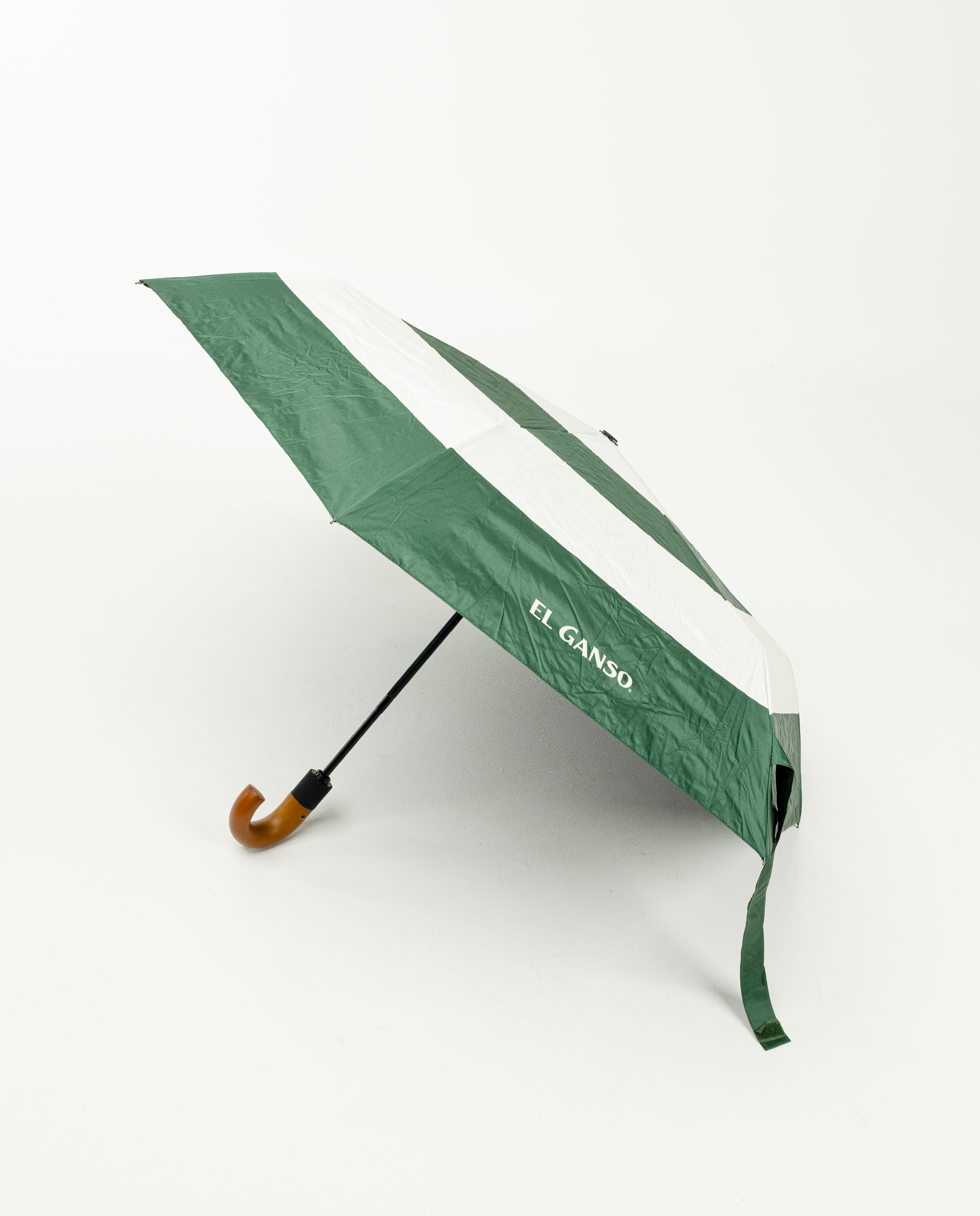 Guarda-chuva Às Riscas Compacto Verde-2