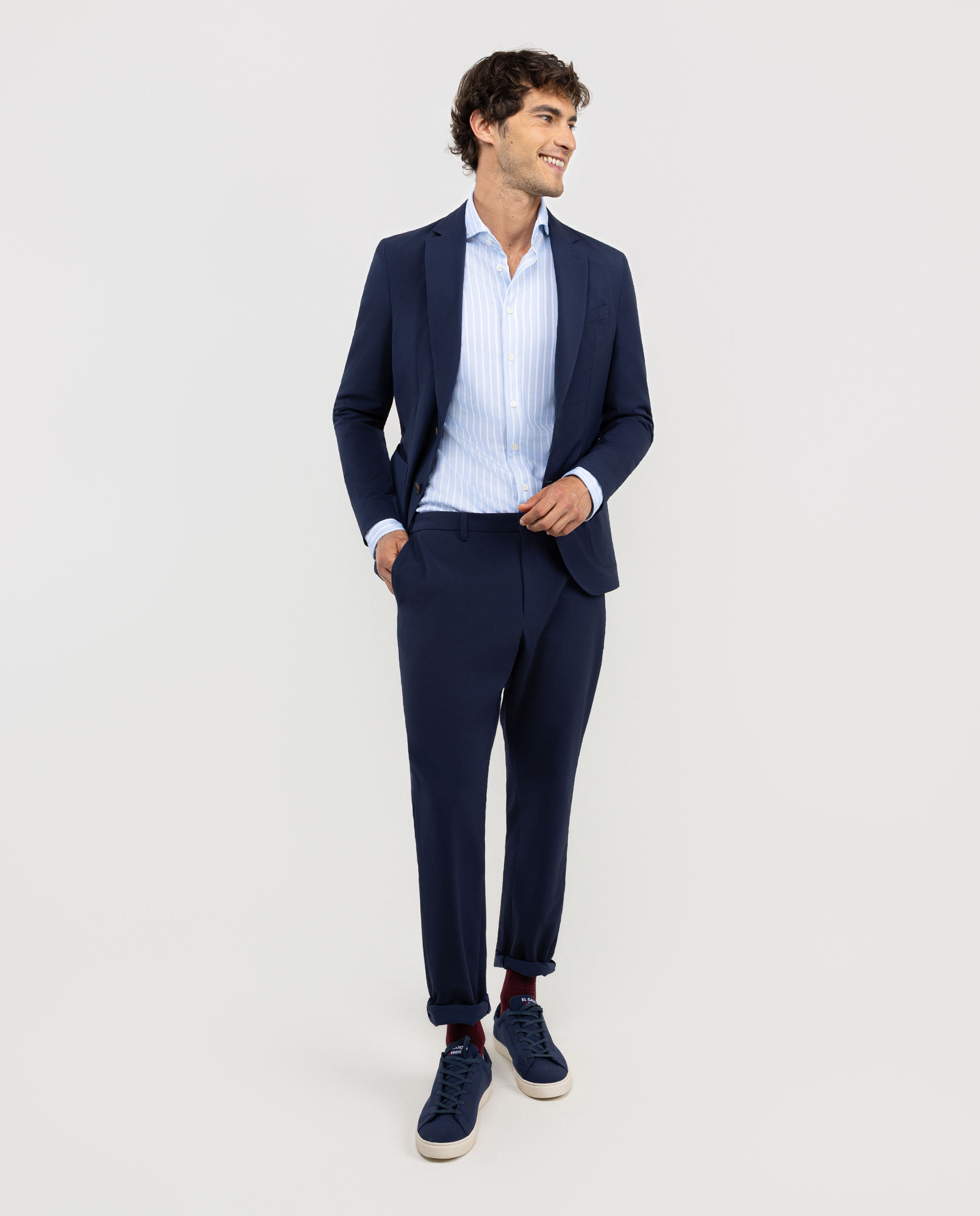 Blazer Sepiia Liso Azul-marinho-2