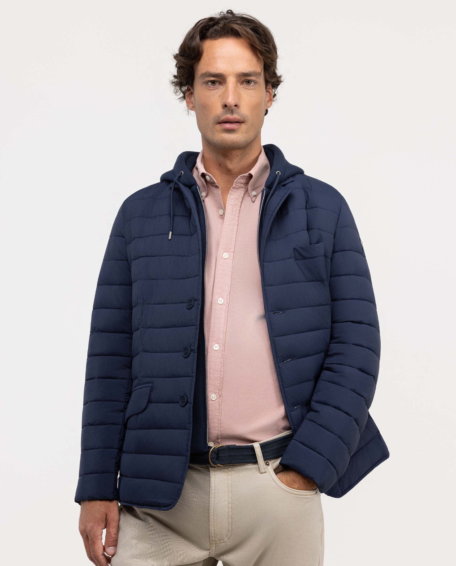 Imagem 0 de Blazer Acolchoado Desmontável Sweatshirt Cinzento