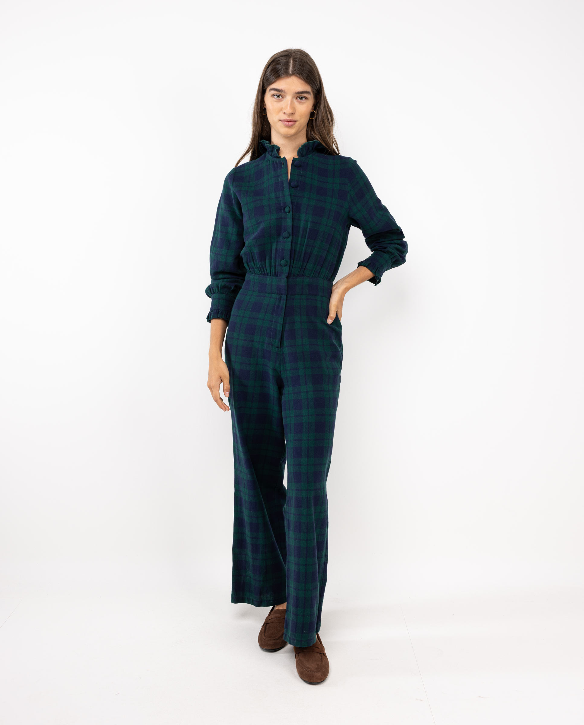 Imagem 0 de Macacão Comprido de Quatro Tartan