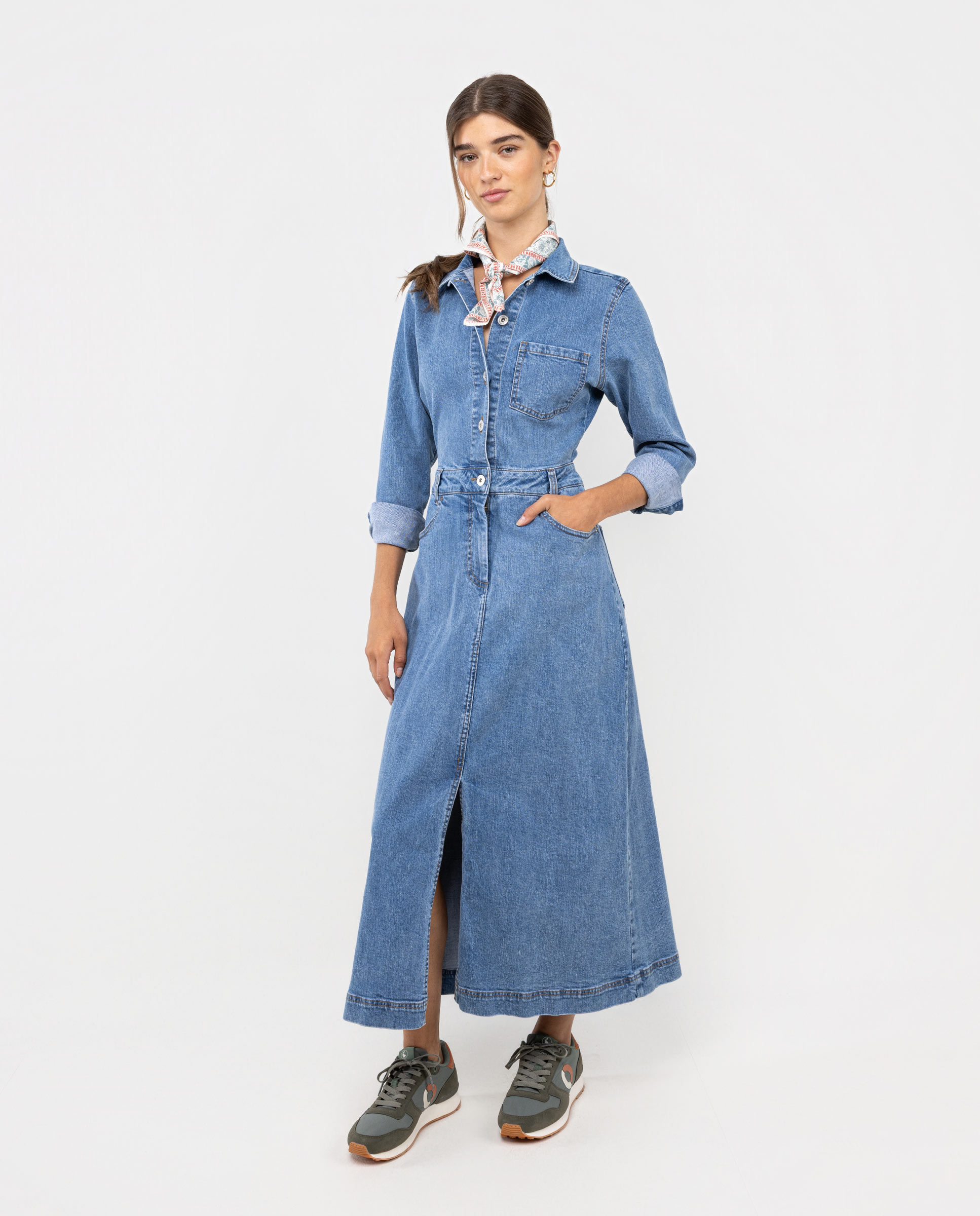 Imagem 0 de Vestido Midi Denim