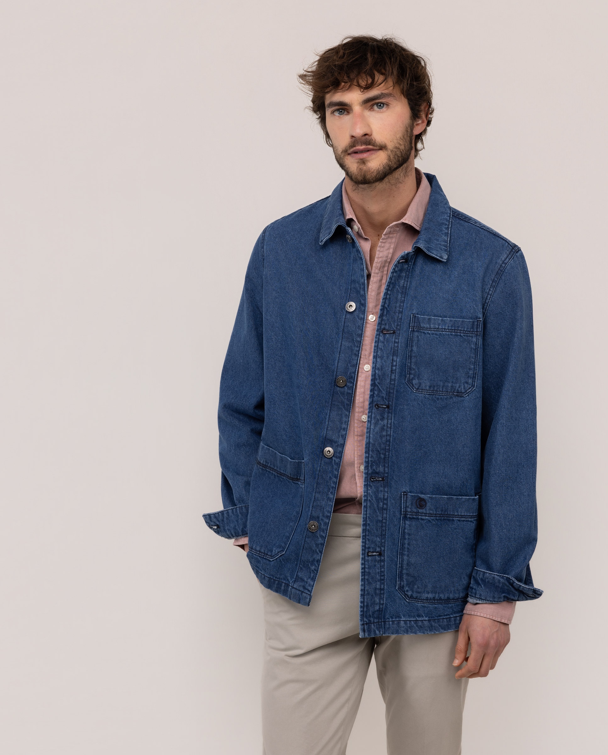 Imagem 0 de Sobrecamisa Denim Lisa