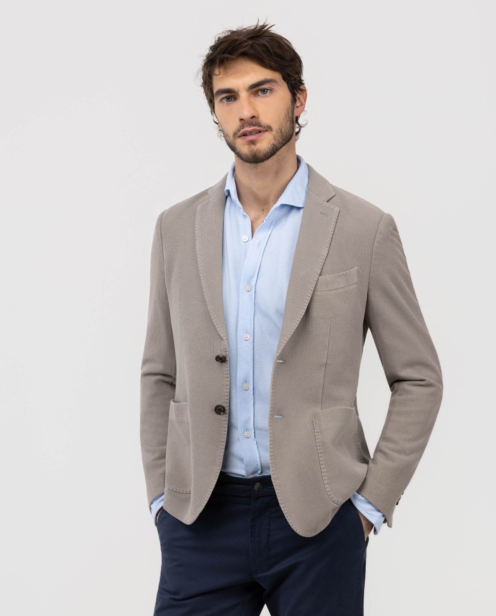 Imagem 0 de Blazer de Malha Piqué