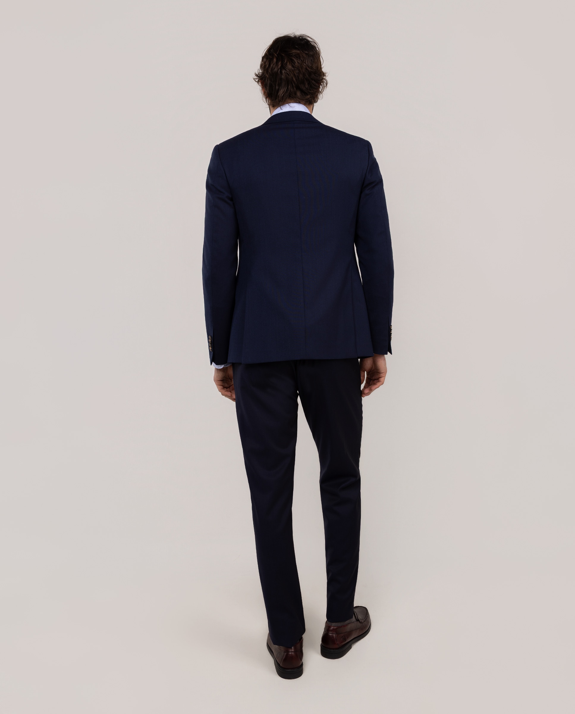 Blazer de Fato Lavável Azul-marinho-4