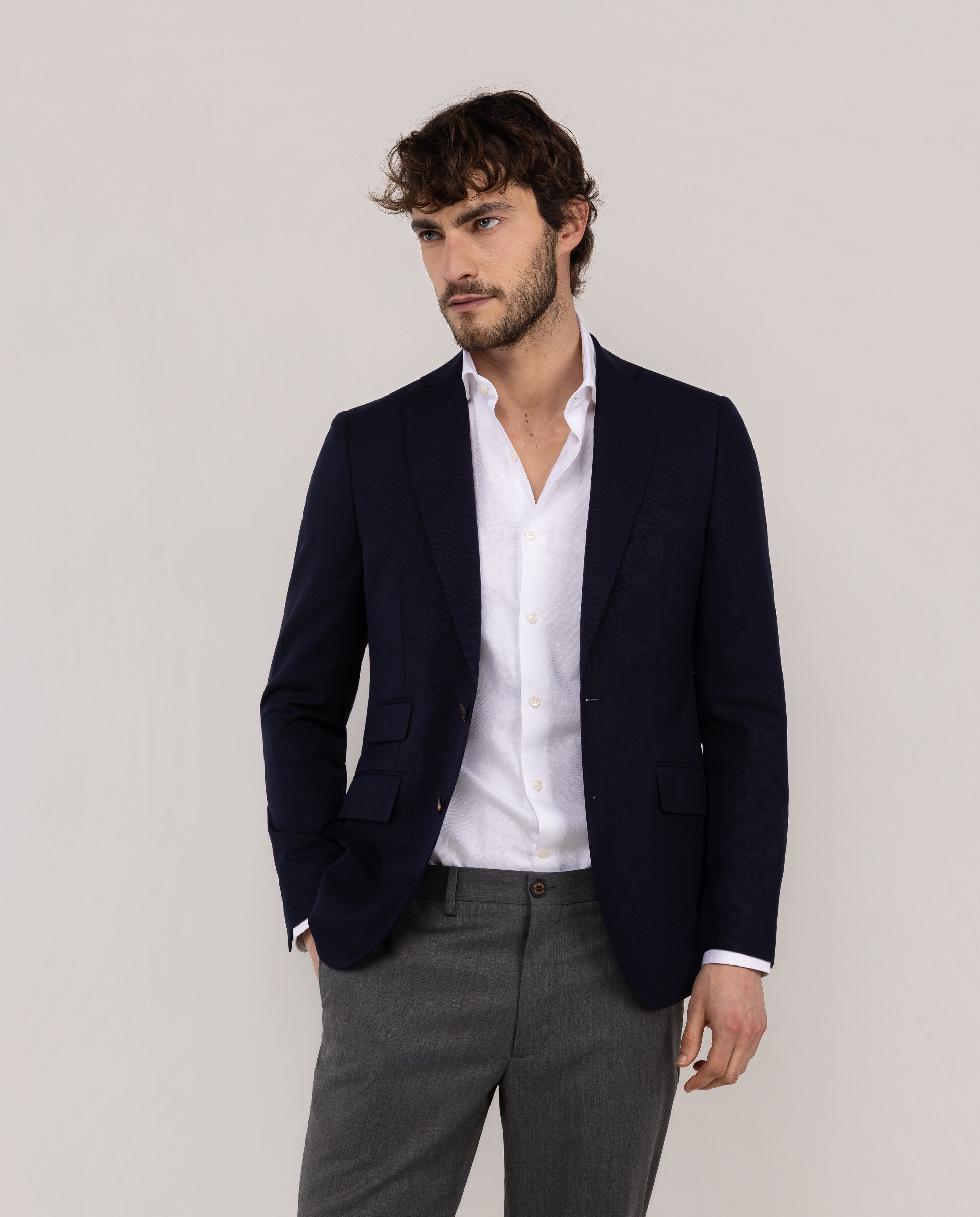 Imagem 0 de Blazer Liso de Estrutura