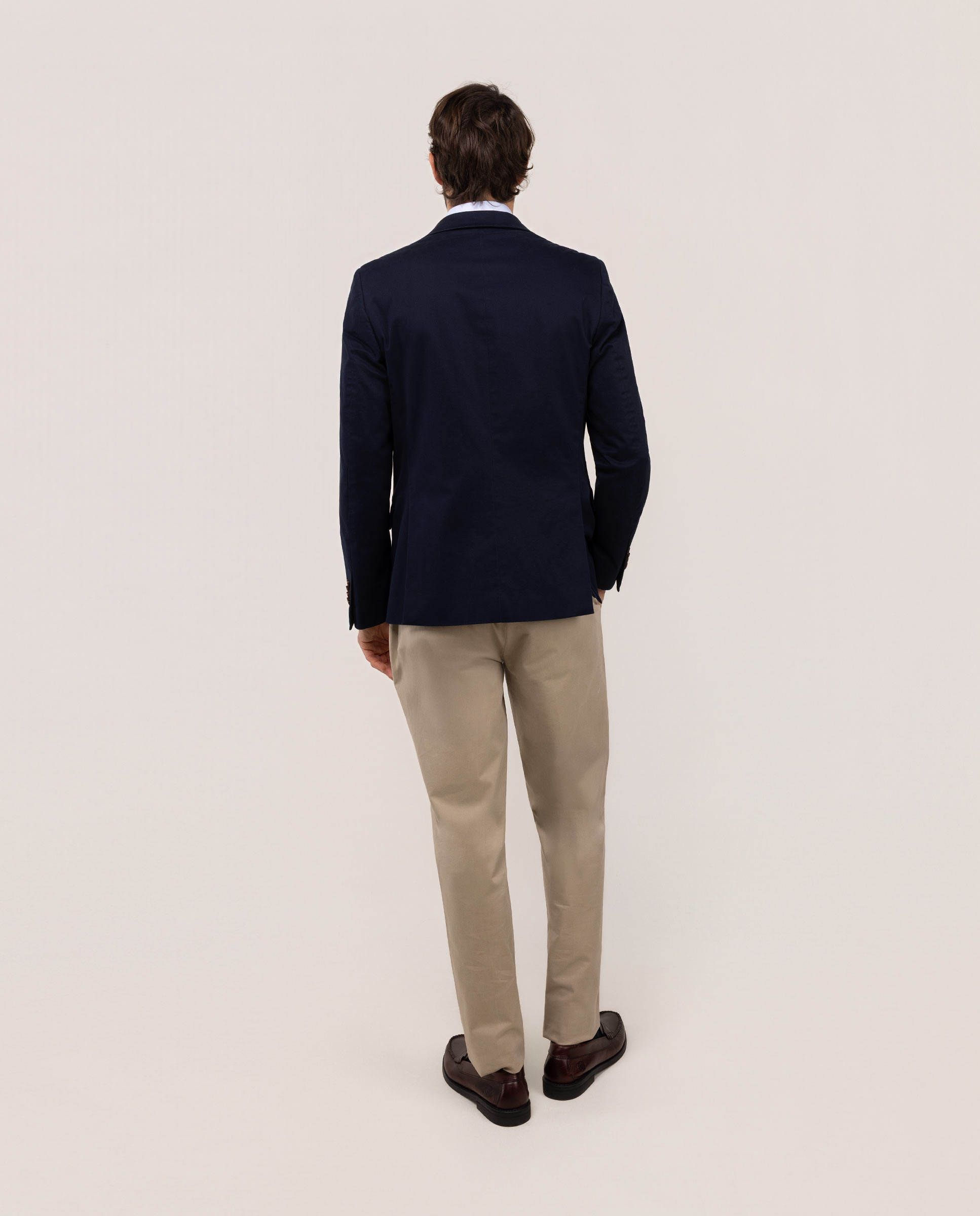 Blazer Liso Formal Twill Azul-marinho-4