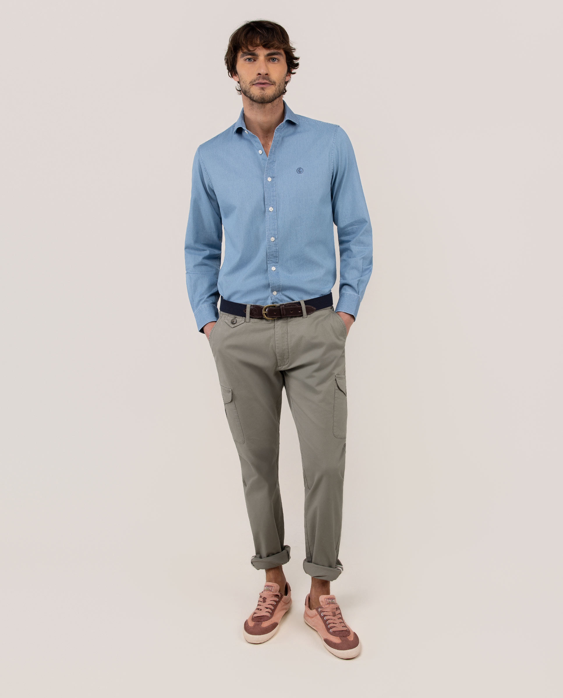 Imagem 0 de Calças Cargo Lisas