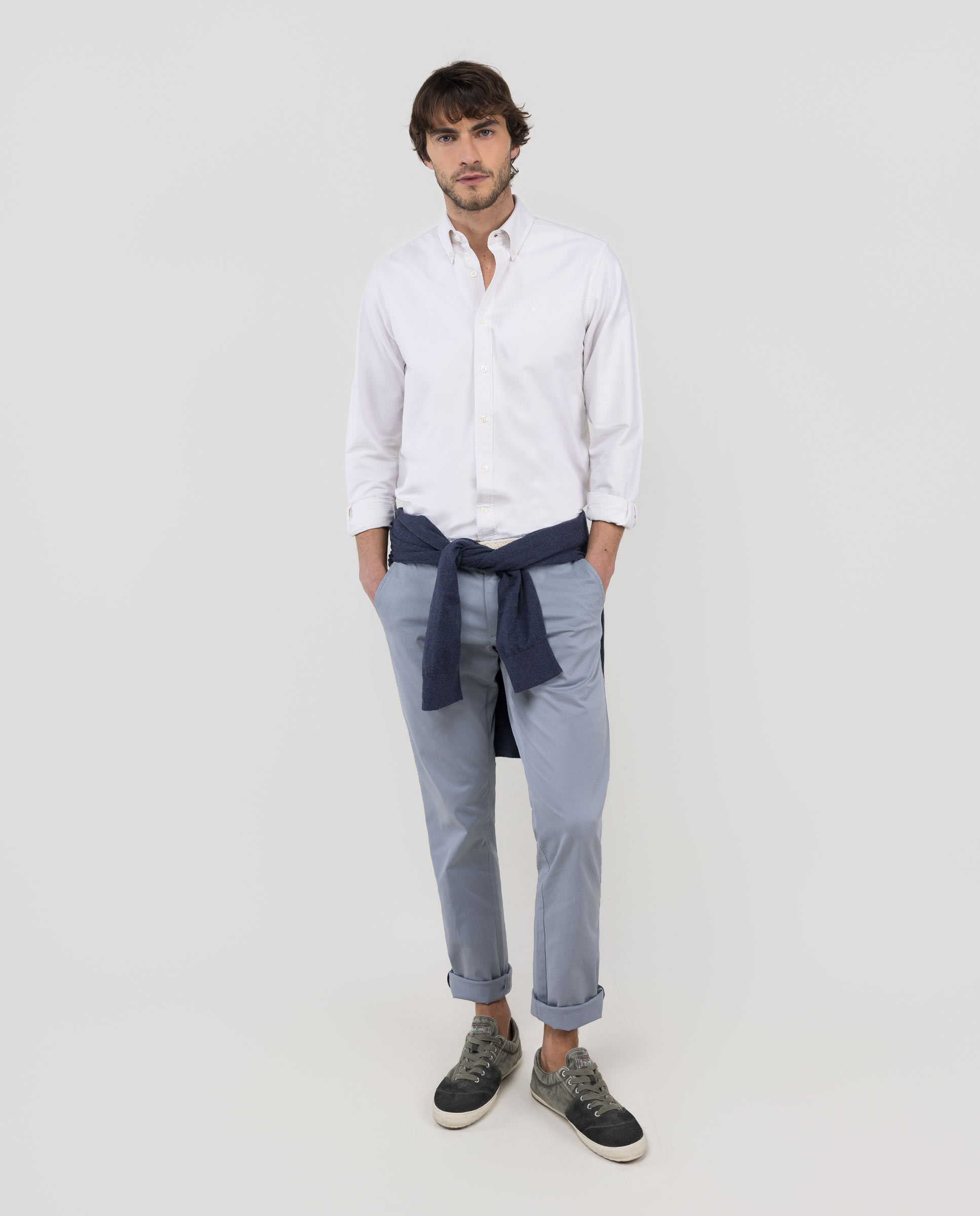 Camisa Oxford Lisa Bege-2