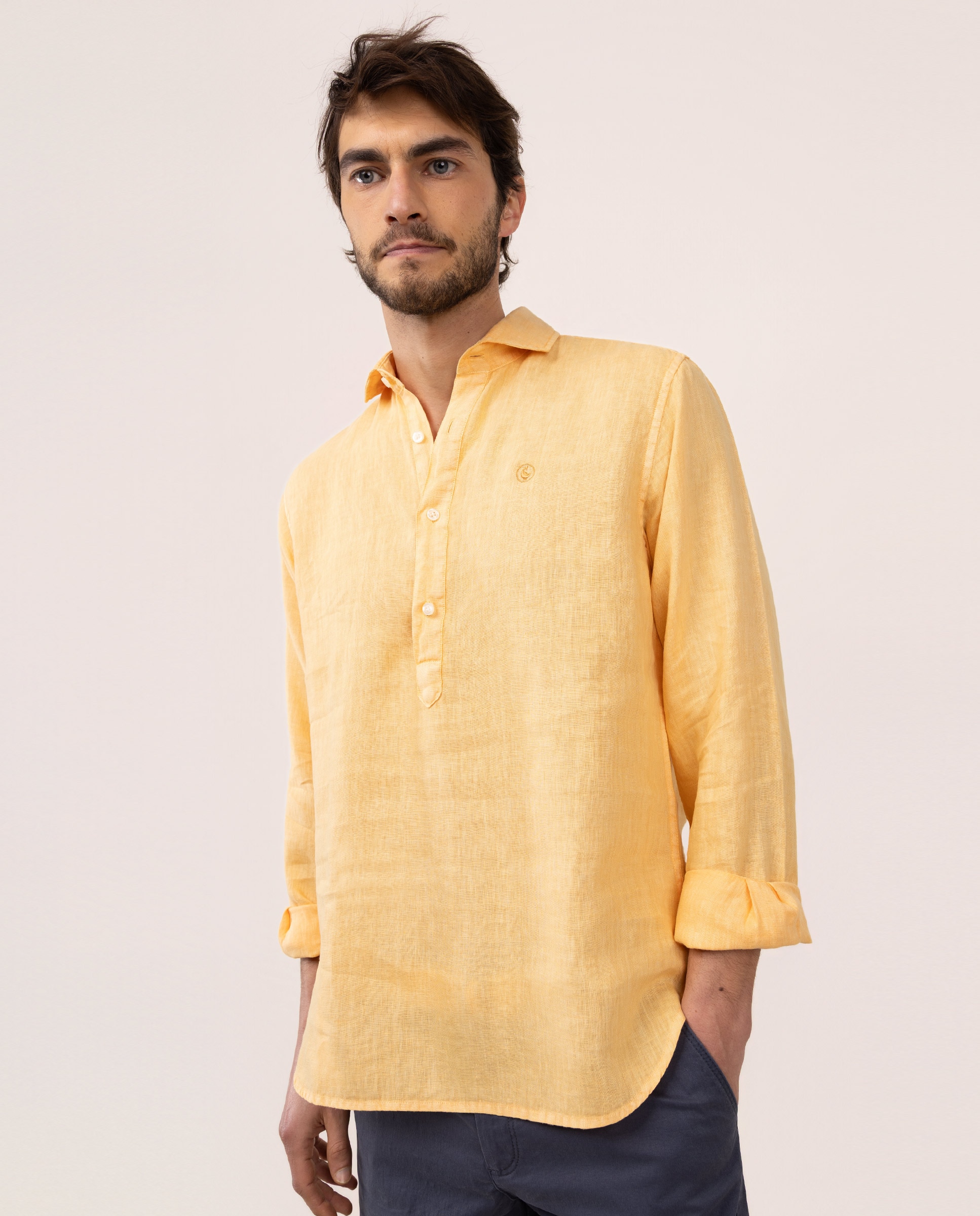 Imagem 0 de Camisa Polera de Linho