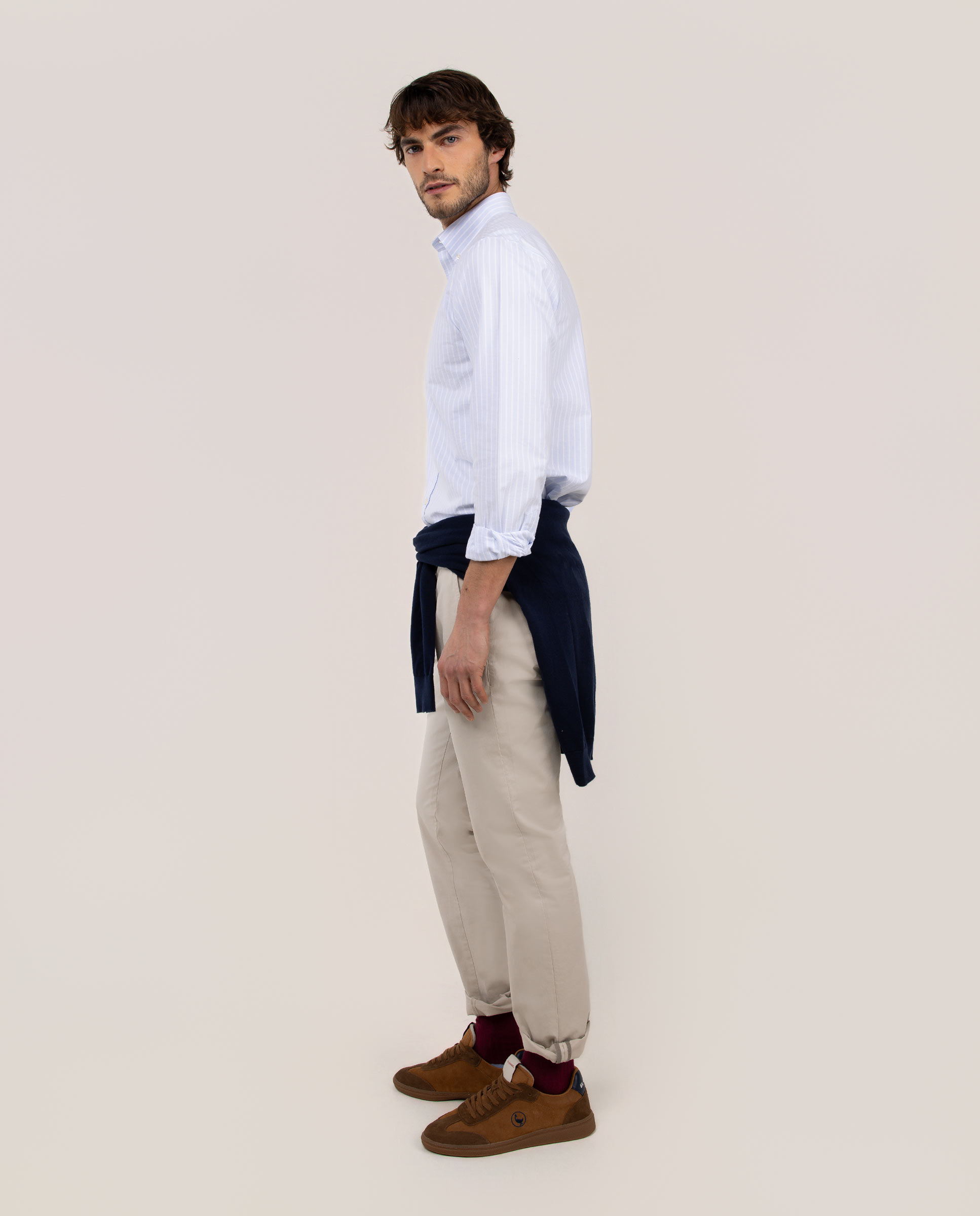 Camisa Oxford Butcher Button Down Azul-celeste-3