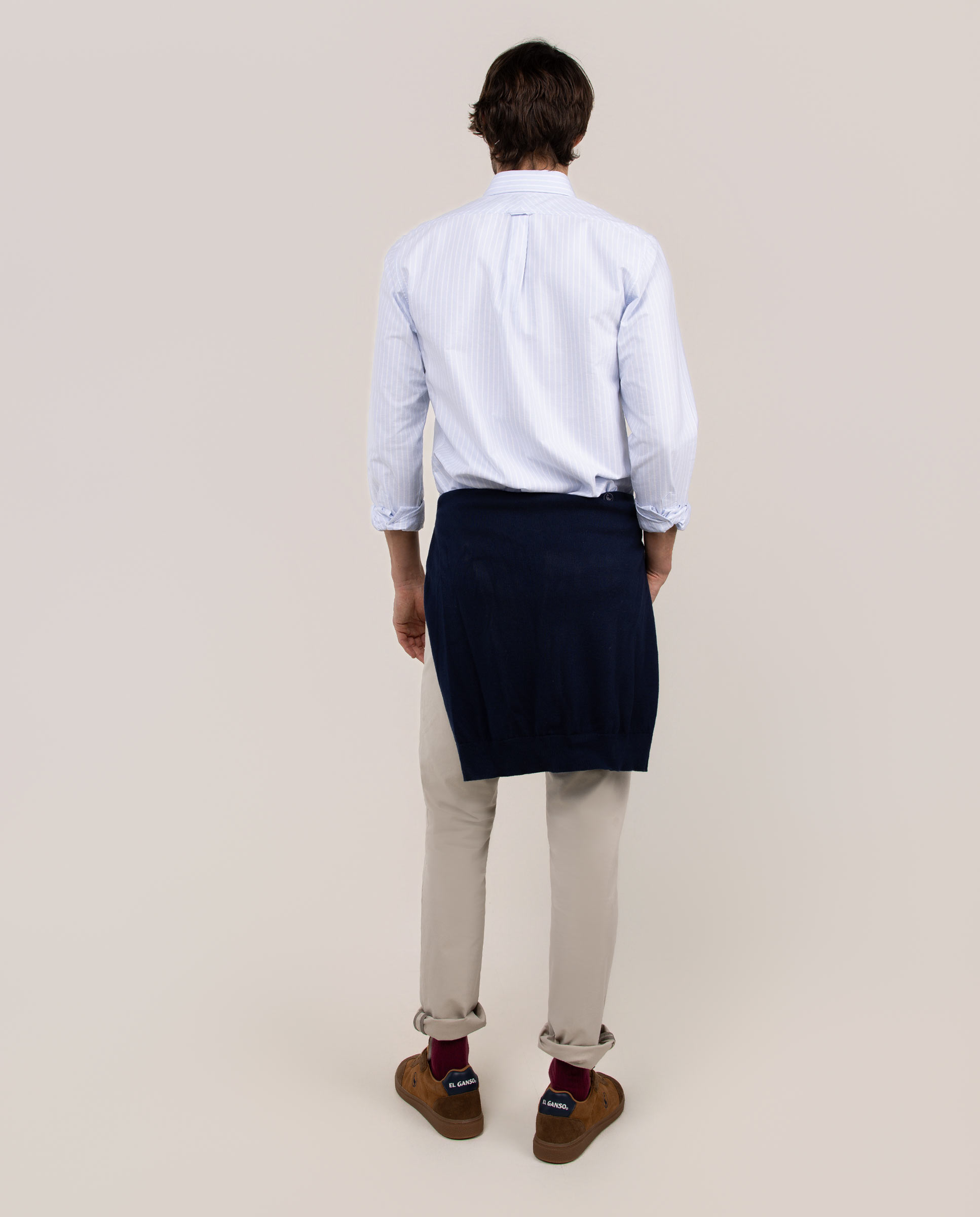 Camisa Oxford Butcher Button Down Azul-celeste-4