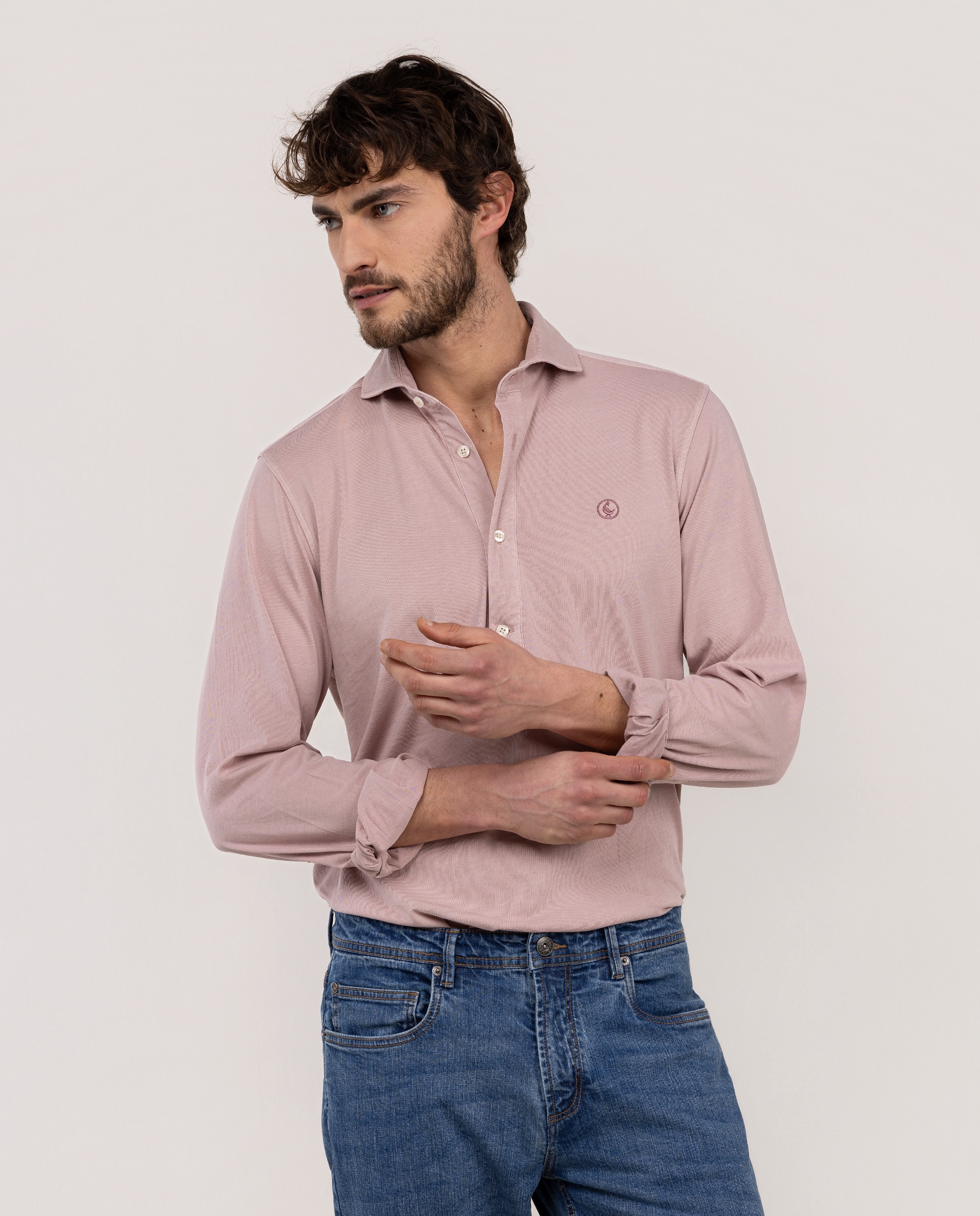 Imagem 0 de Camisa Tipo Polo em Single Camisola