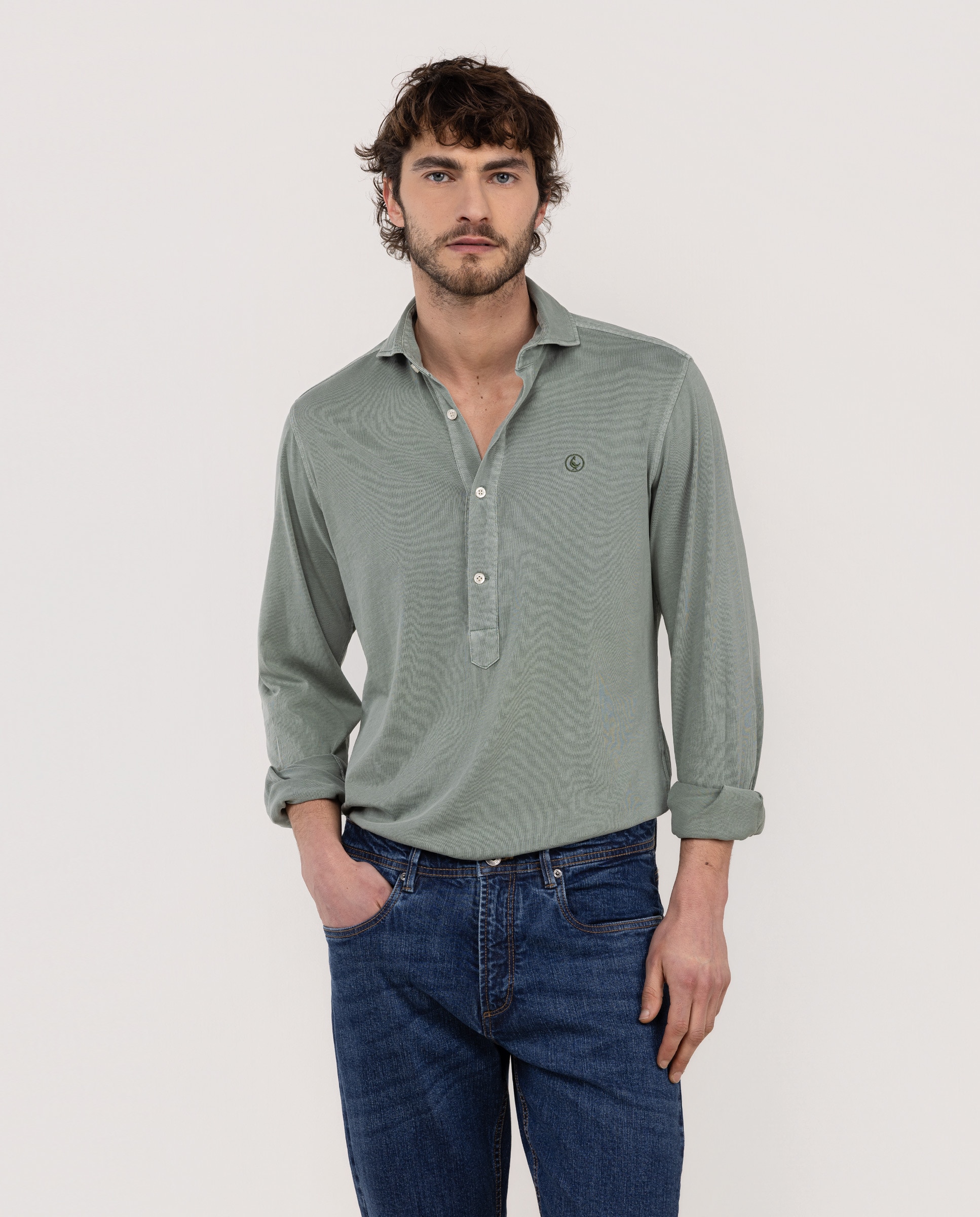 Imagem 0 de Camisa Tipo Polo em Single Camisola