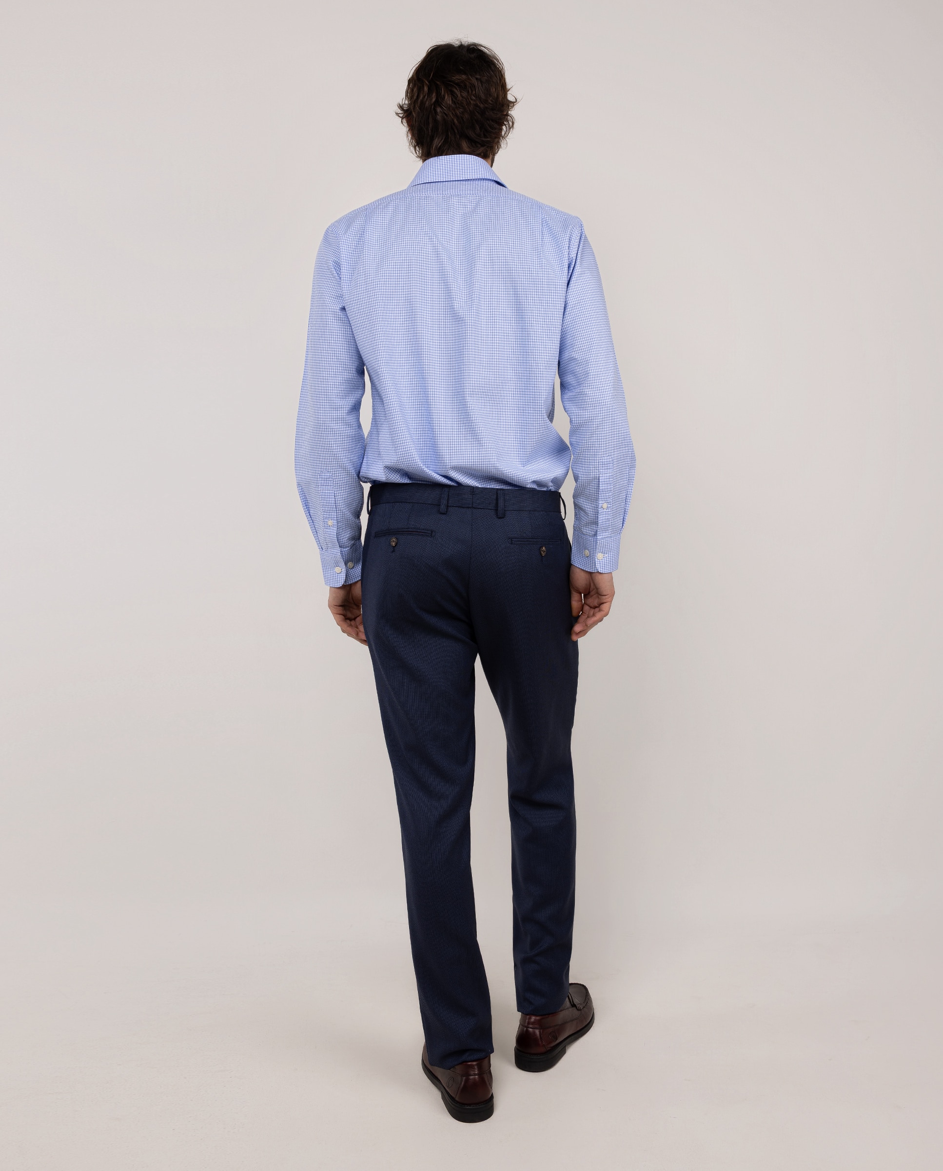 Camisa Formal Aos Quadrados Azul-celeste-2