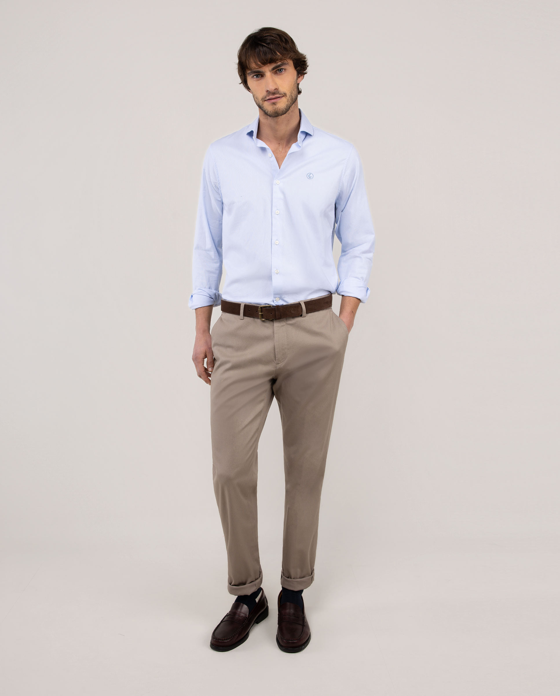 Camisa Formal Oxford Azul-celeste-2