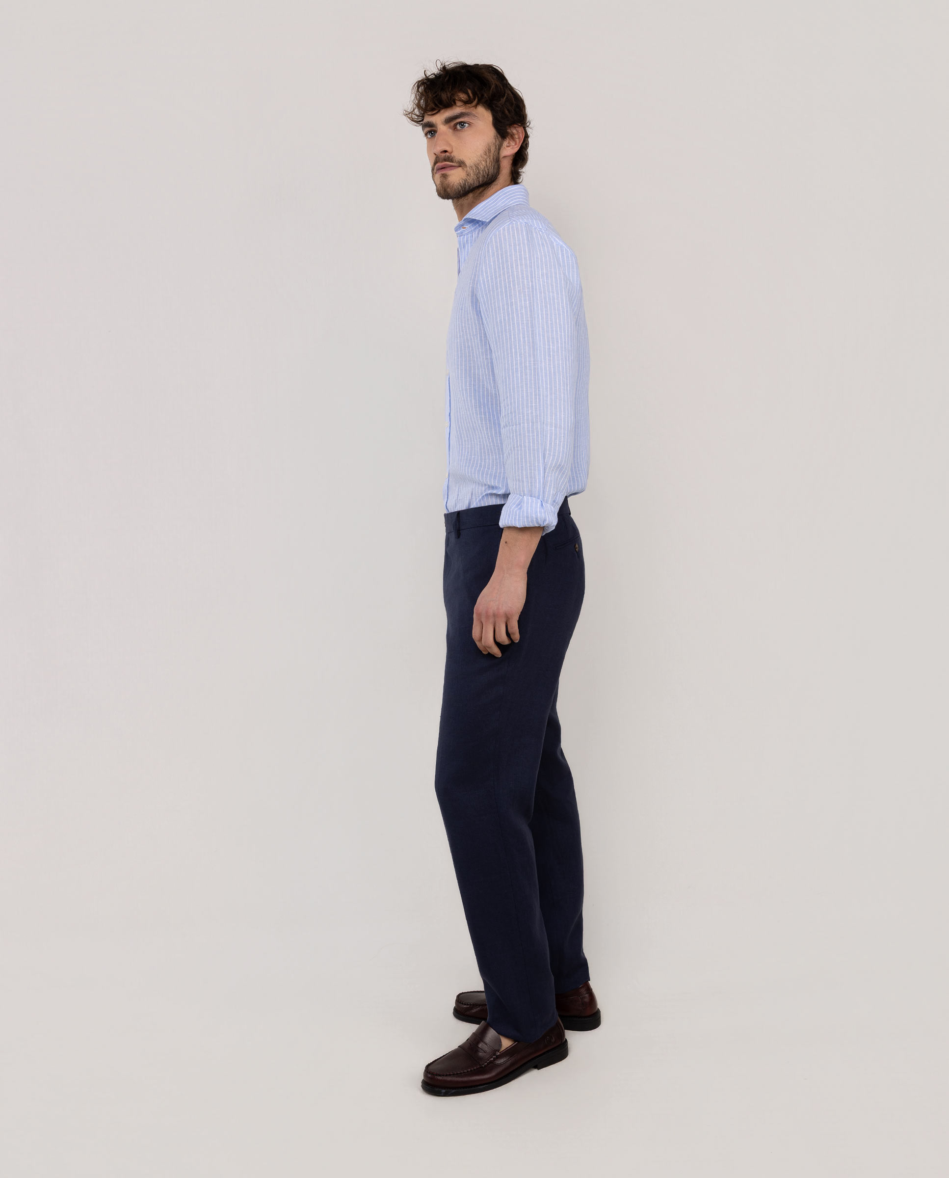 Camisa de Linho Mil Riscas Azul-celeste-3