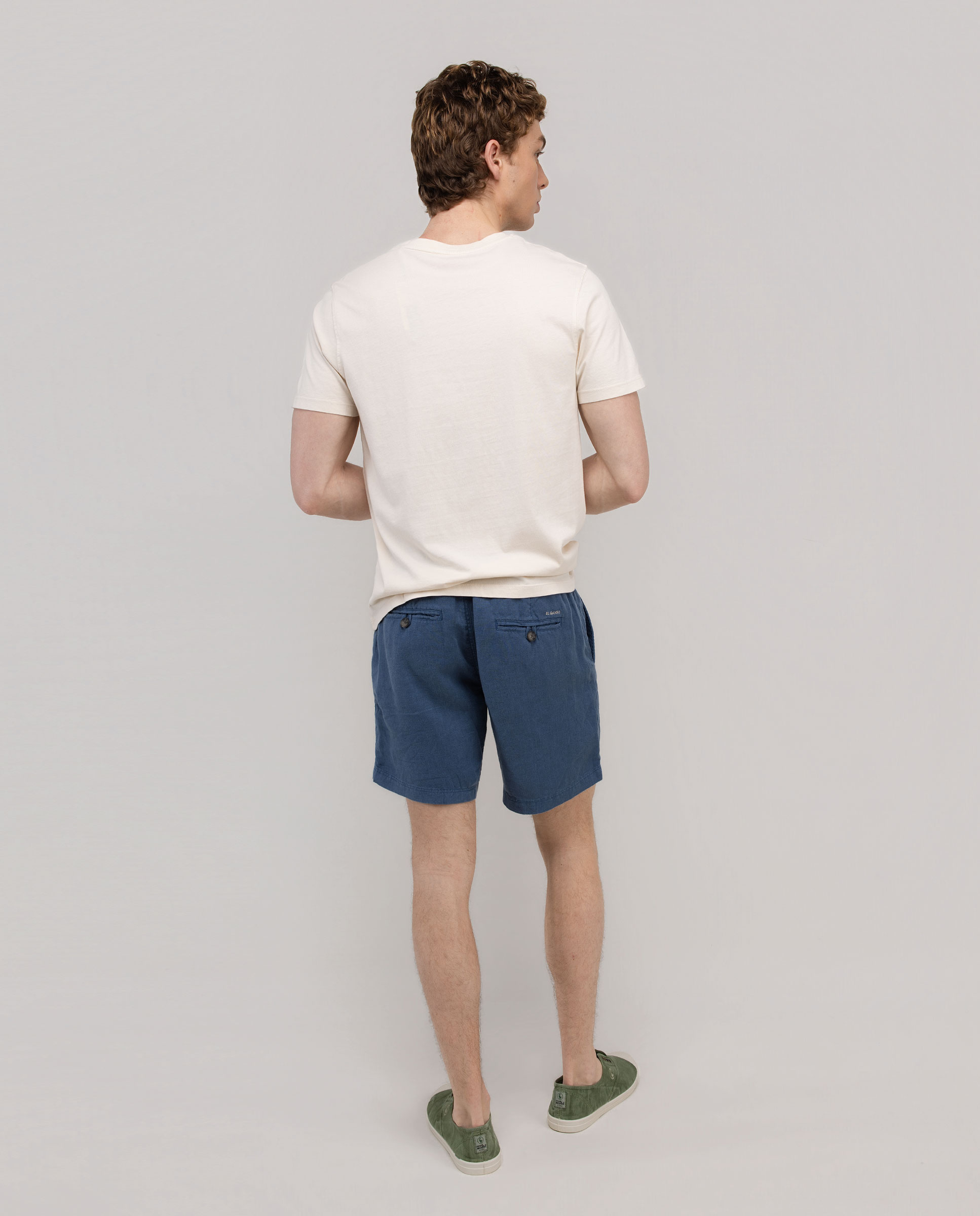 T-shirt Básica Garment Dyed Cru-3