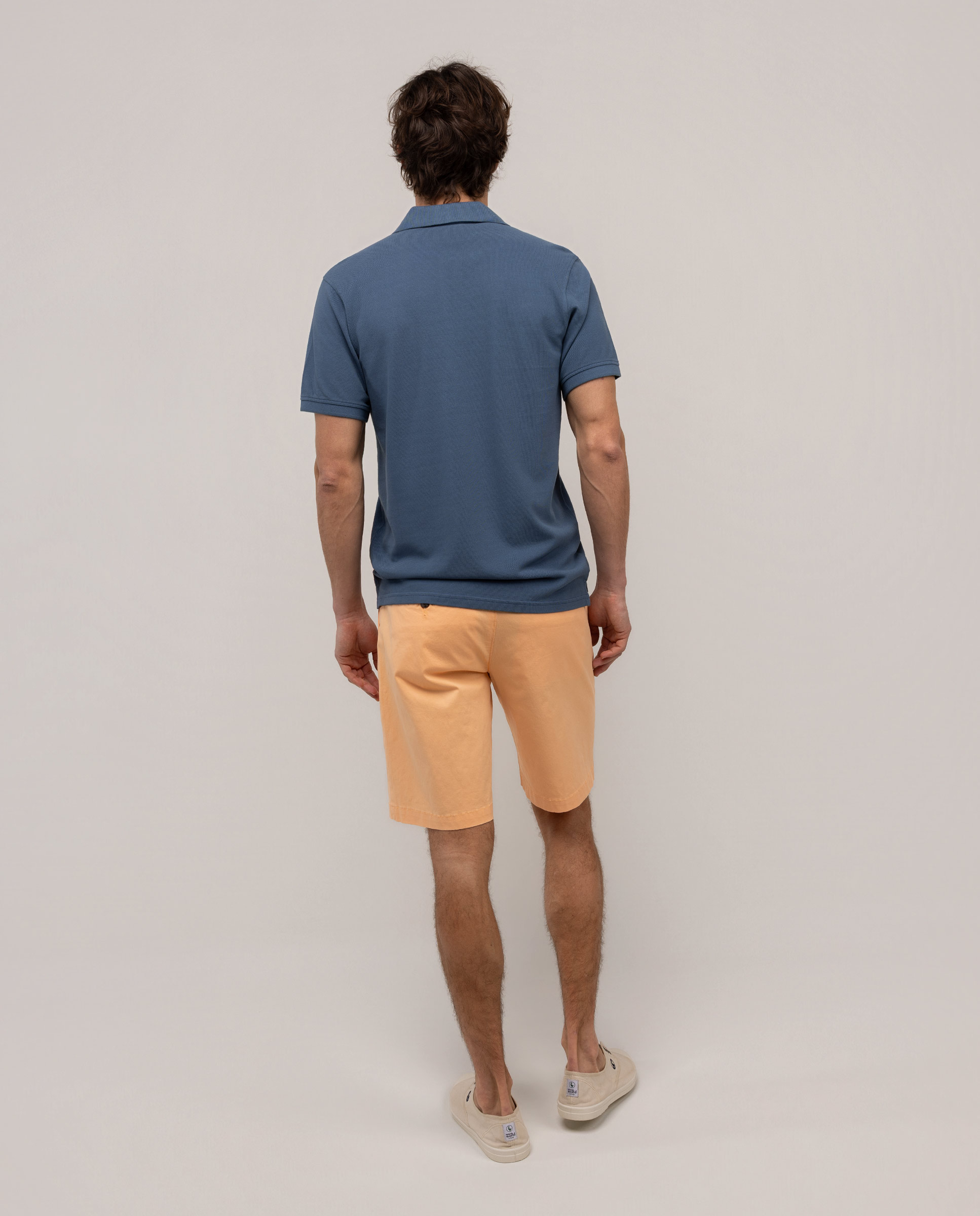 Polo Piqué Tinte Garment Dyed Azul-antracite-3