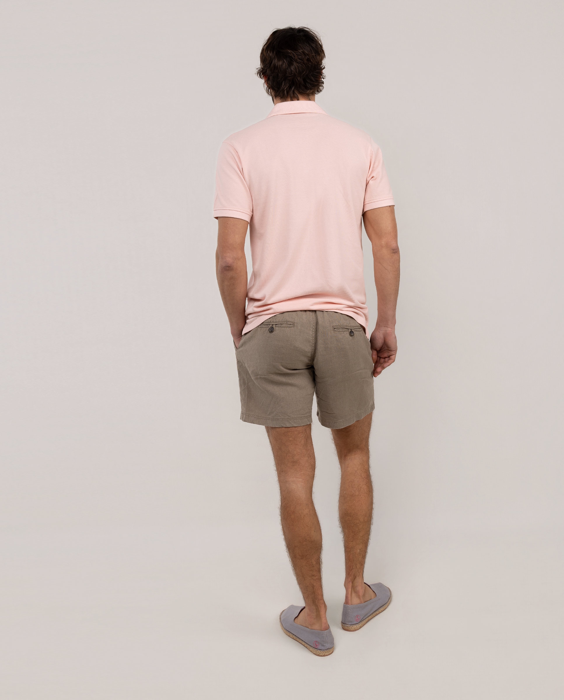 Polo Piqué Tinte Garment Dyed Rosa-3