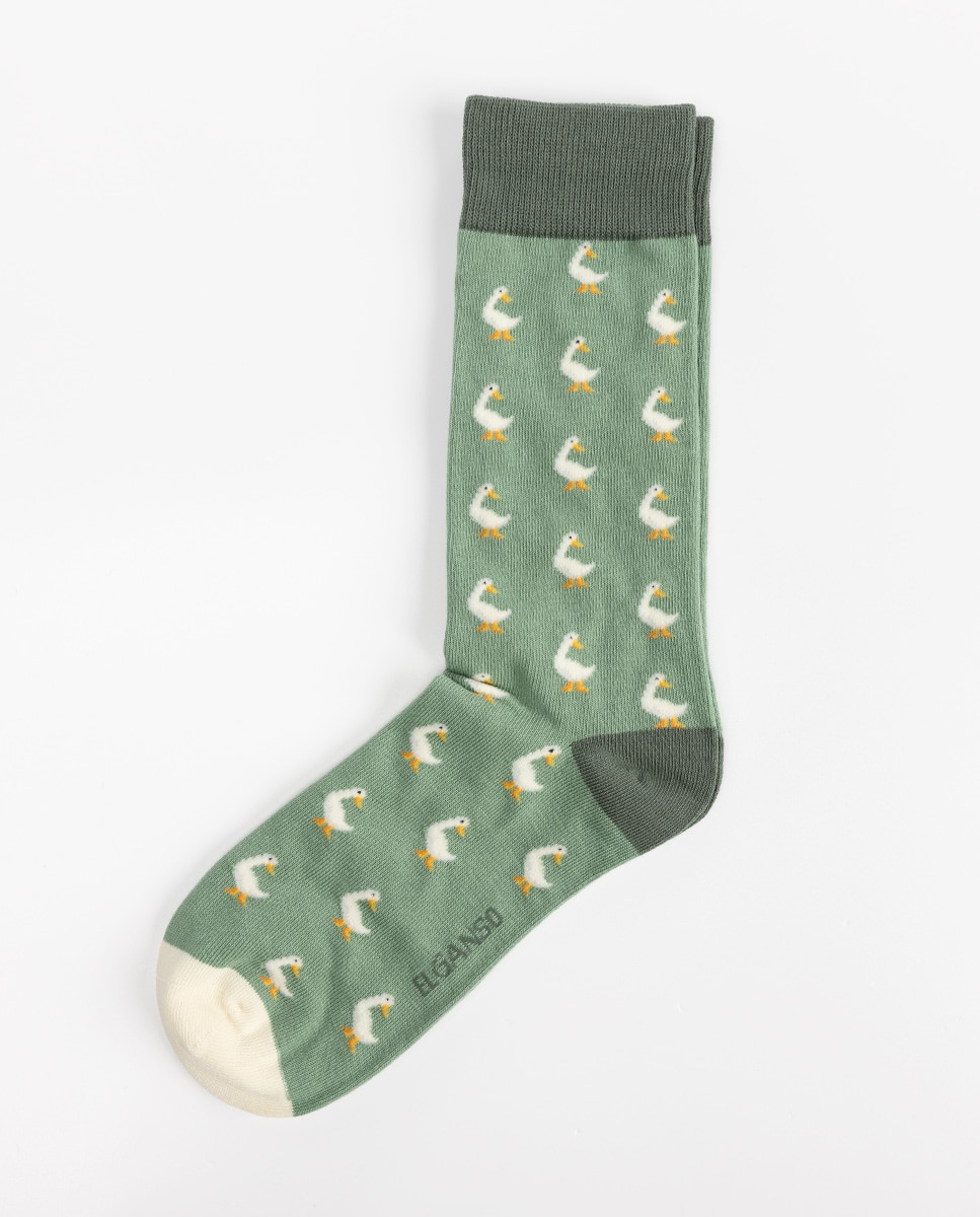 Imagem 0 de Meias Altas com Microestampado