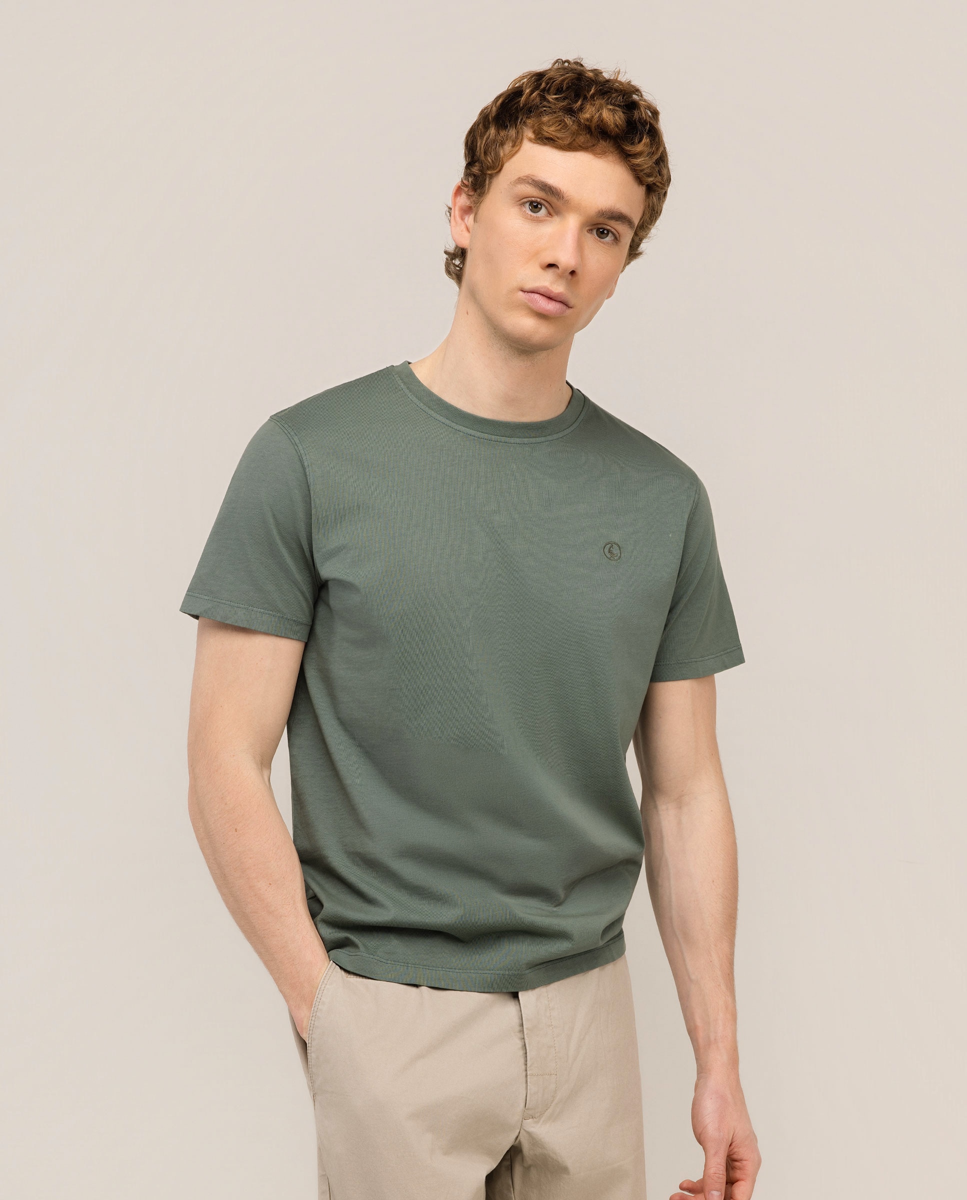 Imagem 0 de T-shirt Básica Garment Dyed