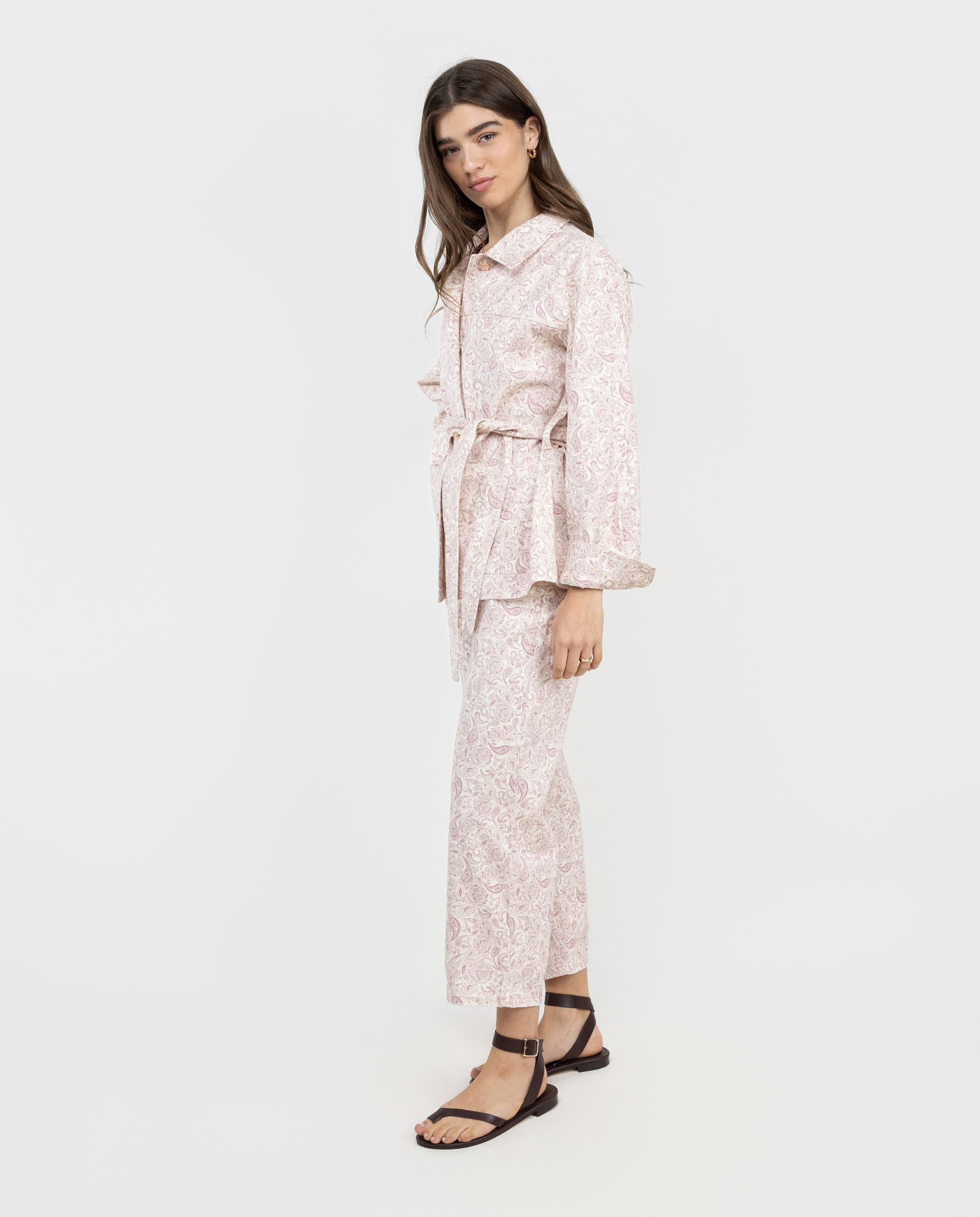 Casaco Petra com Estampado Paisley Multicolor-3