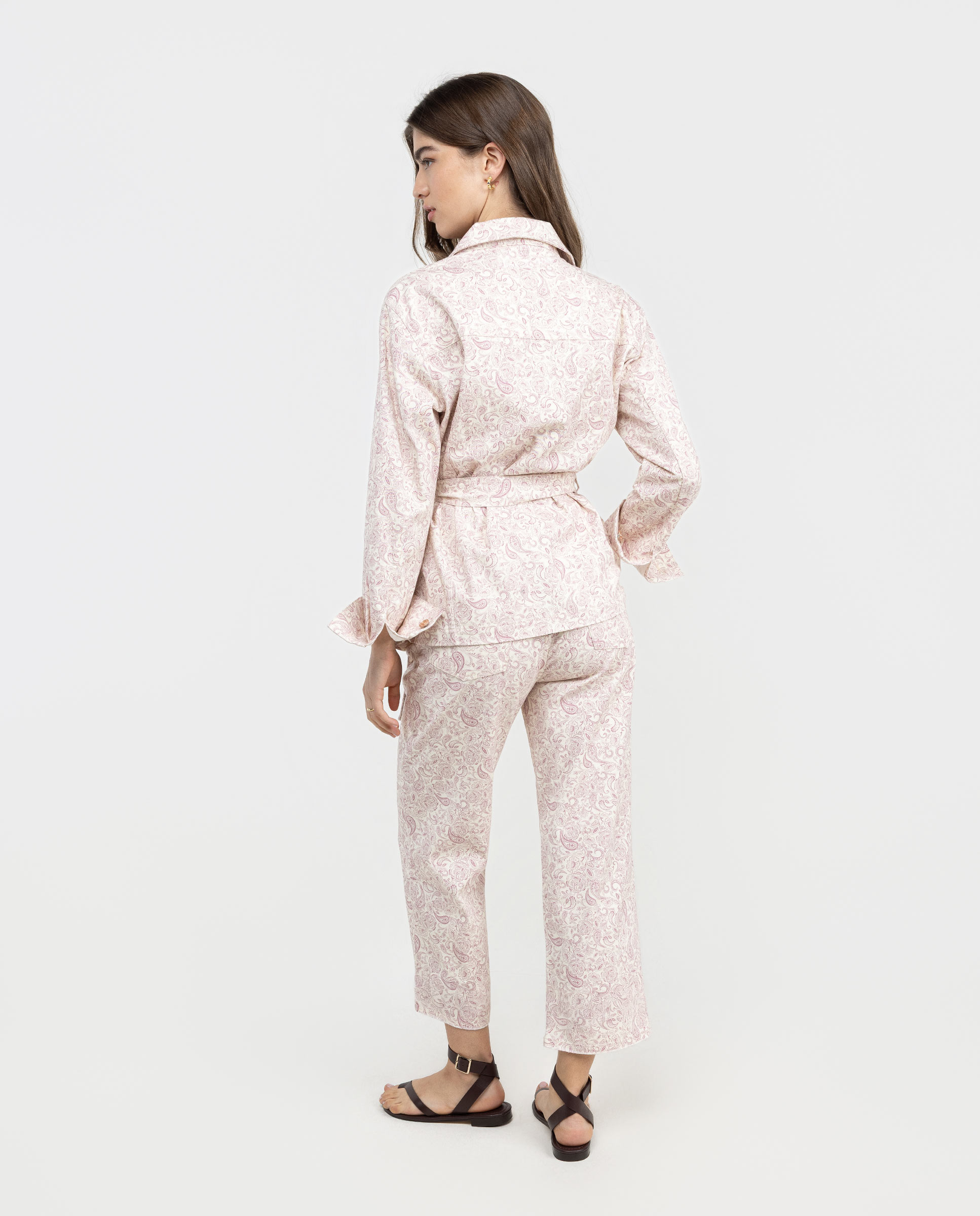 Casaco Petra com Estampado Paisley Multicolor-4