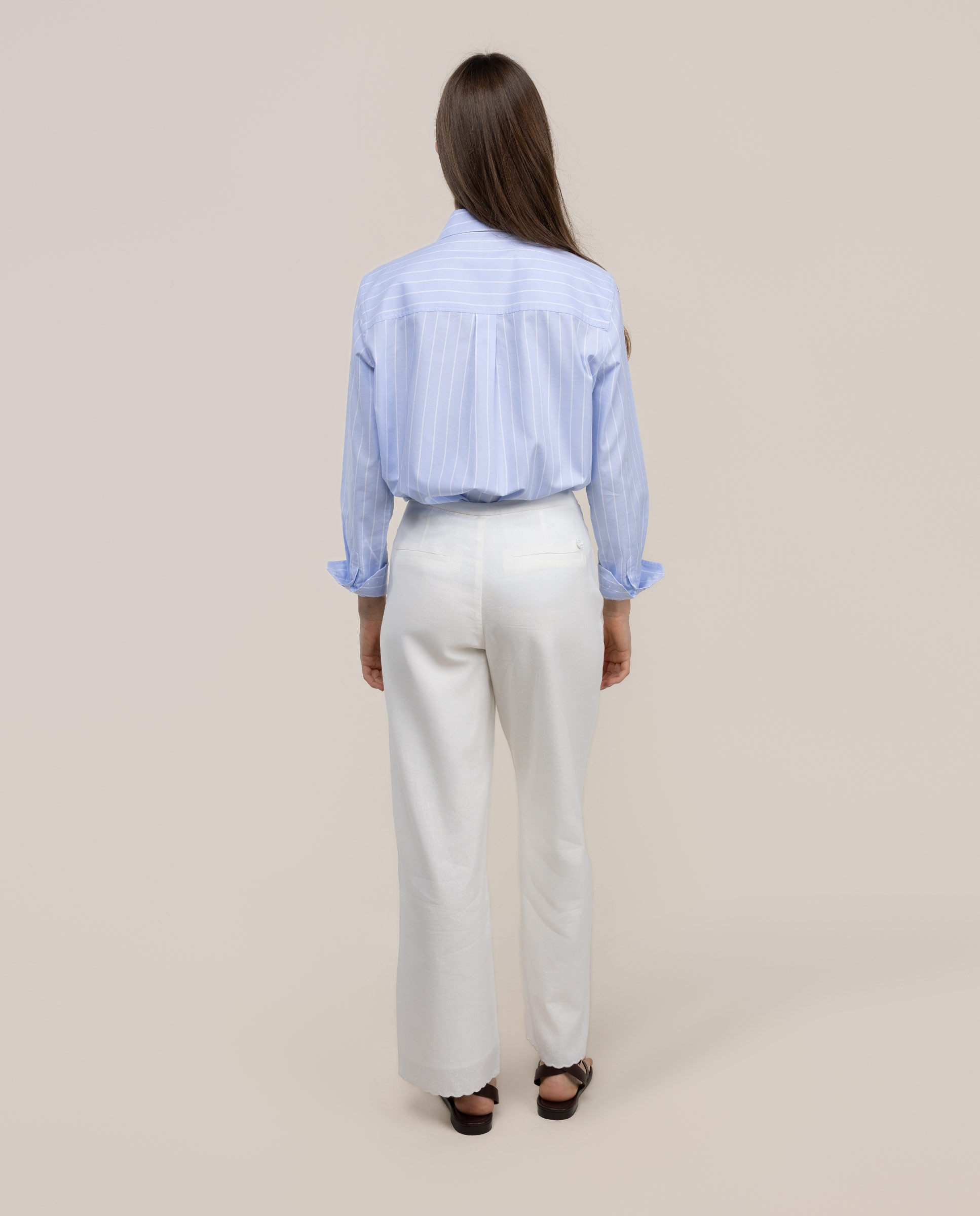 Camisa Às Riscas Butcher Maggie Azul-4