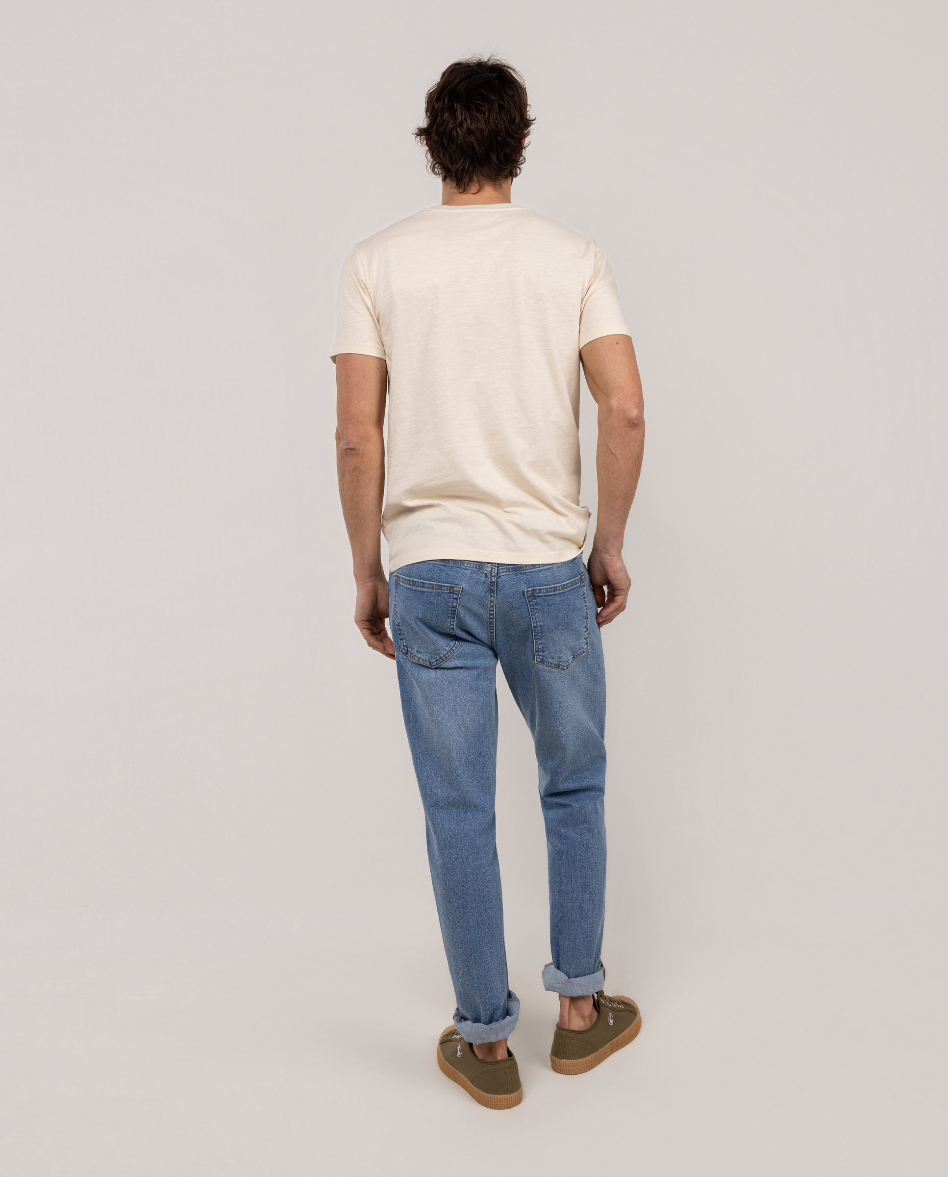 T-shirt de Algodão Cru-3
