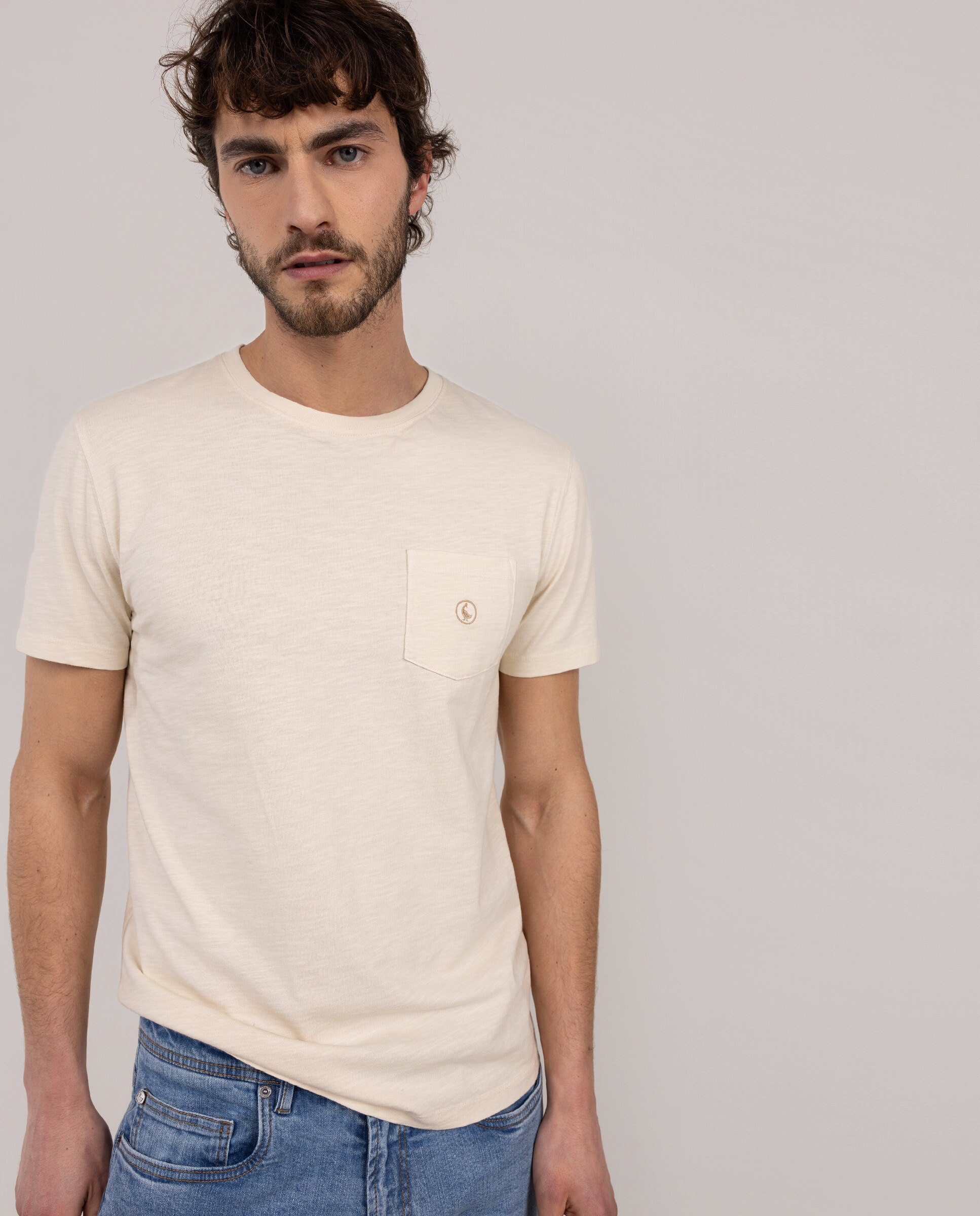 T-shirt de Algodão Cru-4