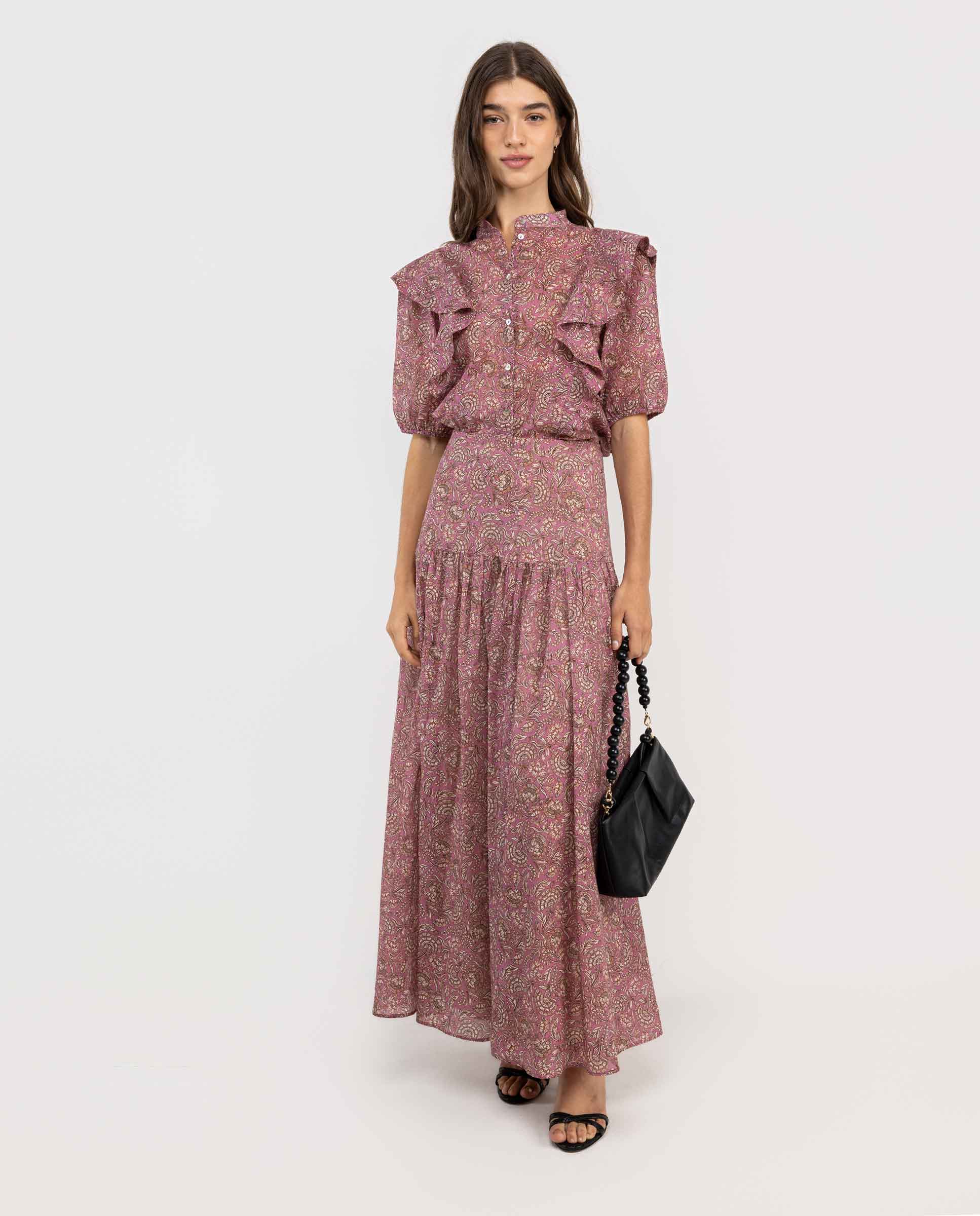 Imagem 0 de Saia Comprida Estampada