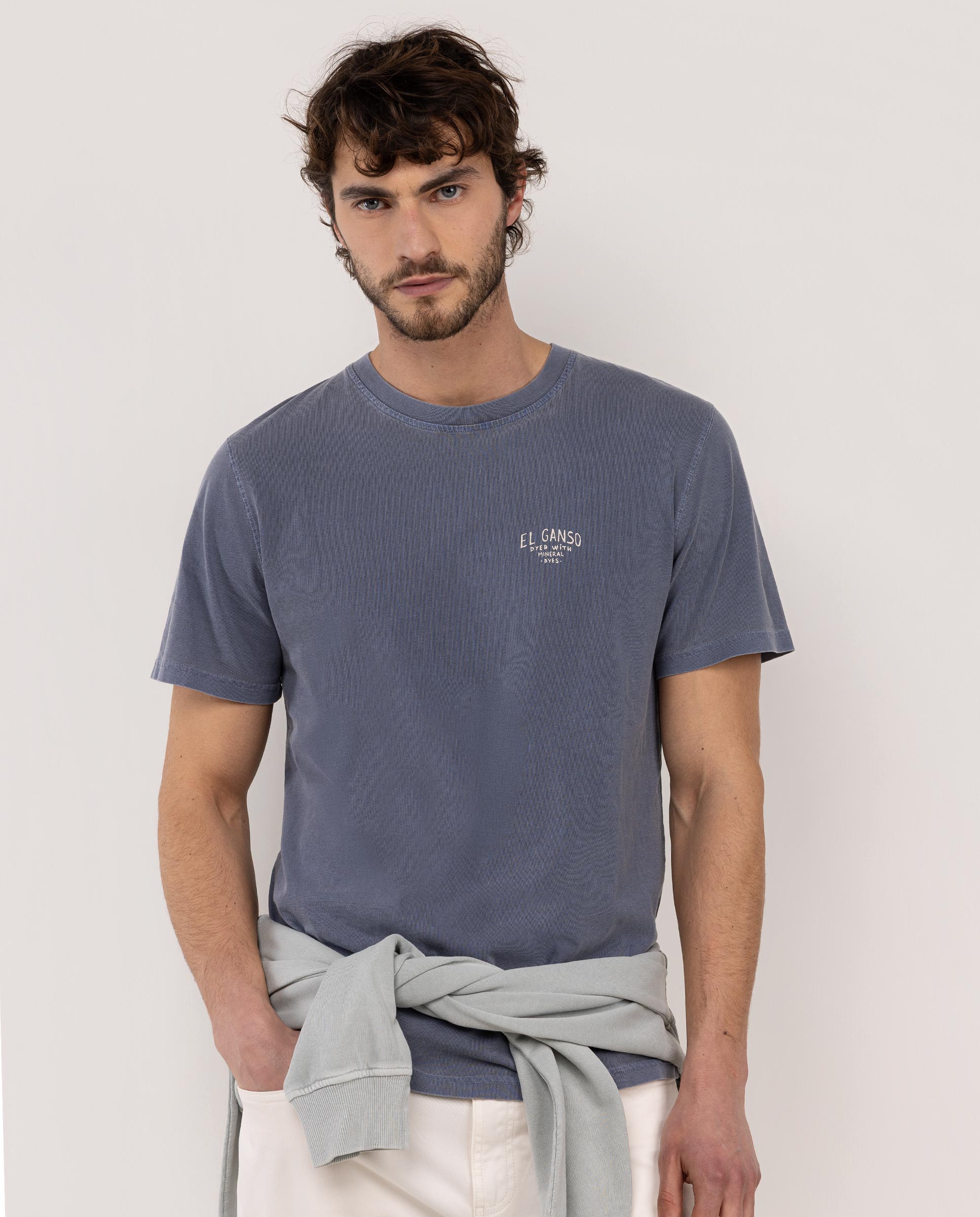 Imagem 0 de T-shirt com Tinte Natural Zapatillas Marinho